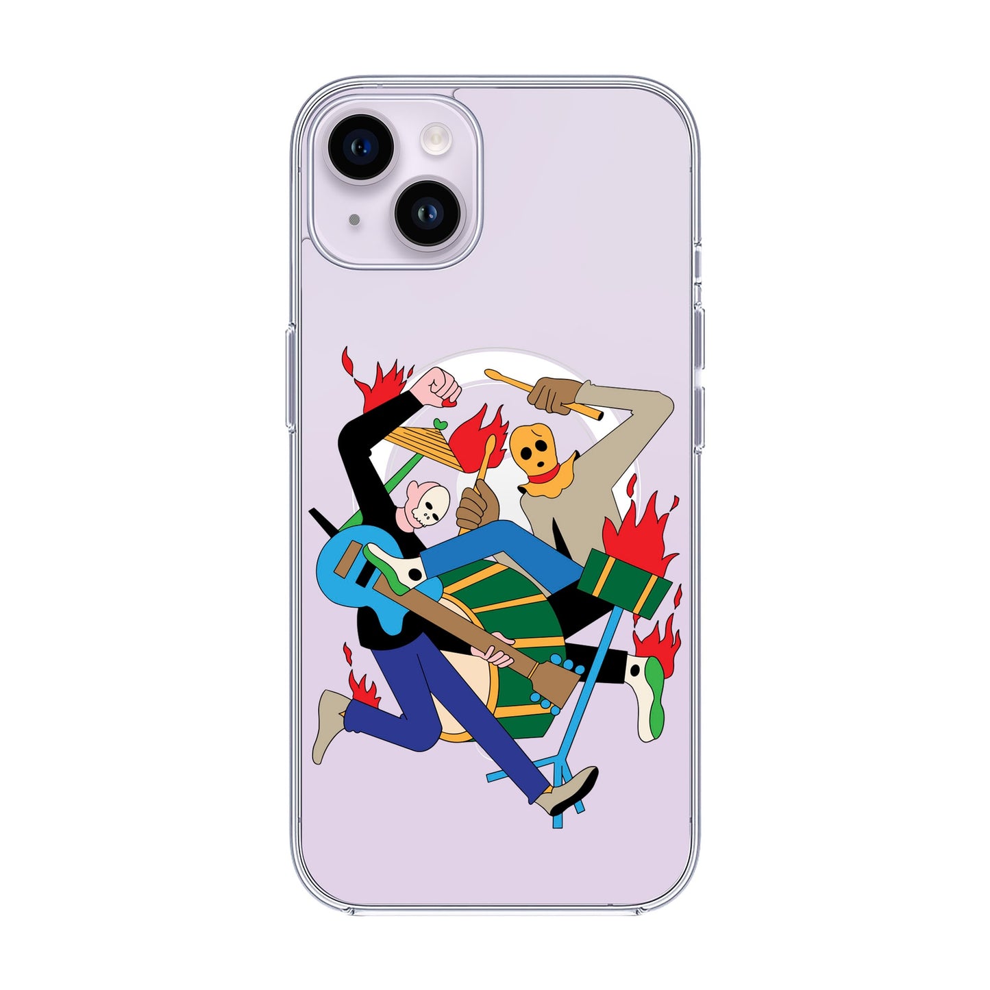 MONSTER MASH-iPhone 14 Plus Solid Kılıf MagSafe Özellikli