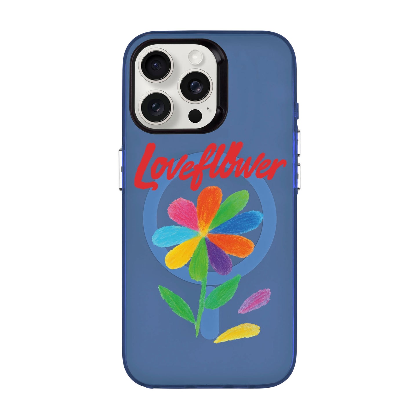 LOVE FLOWER-iPhone 15 Pro Max Hold Kılıf MagSafe Özellikli