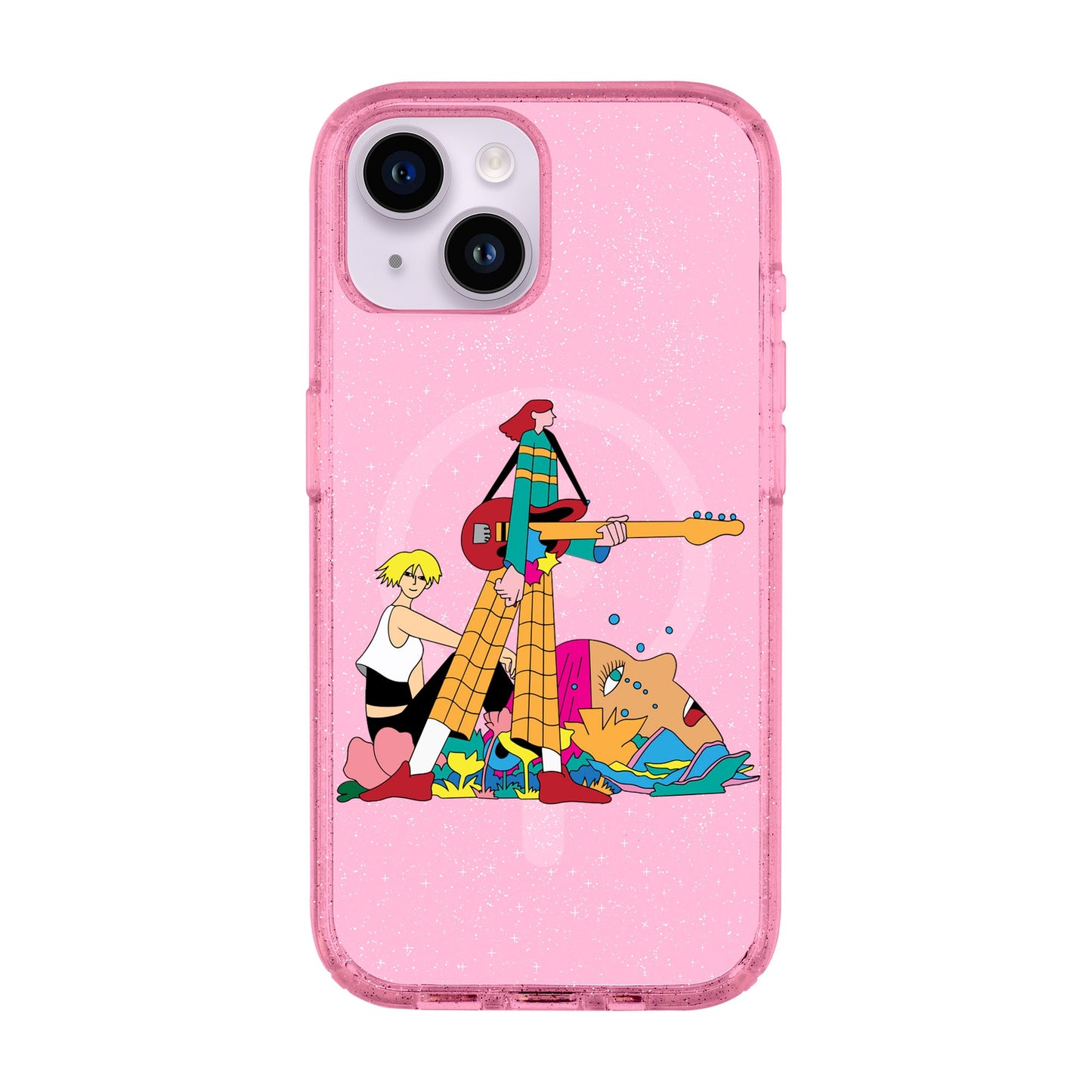 HER BAND-iPhone 14 Shiny Kılıf MagSafe Özellikli