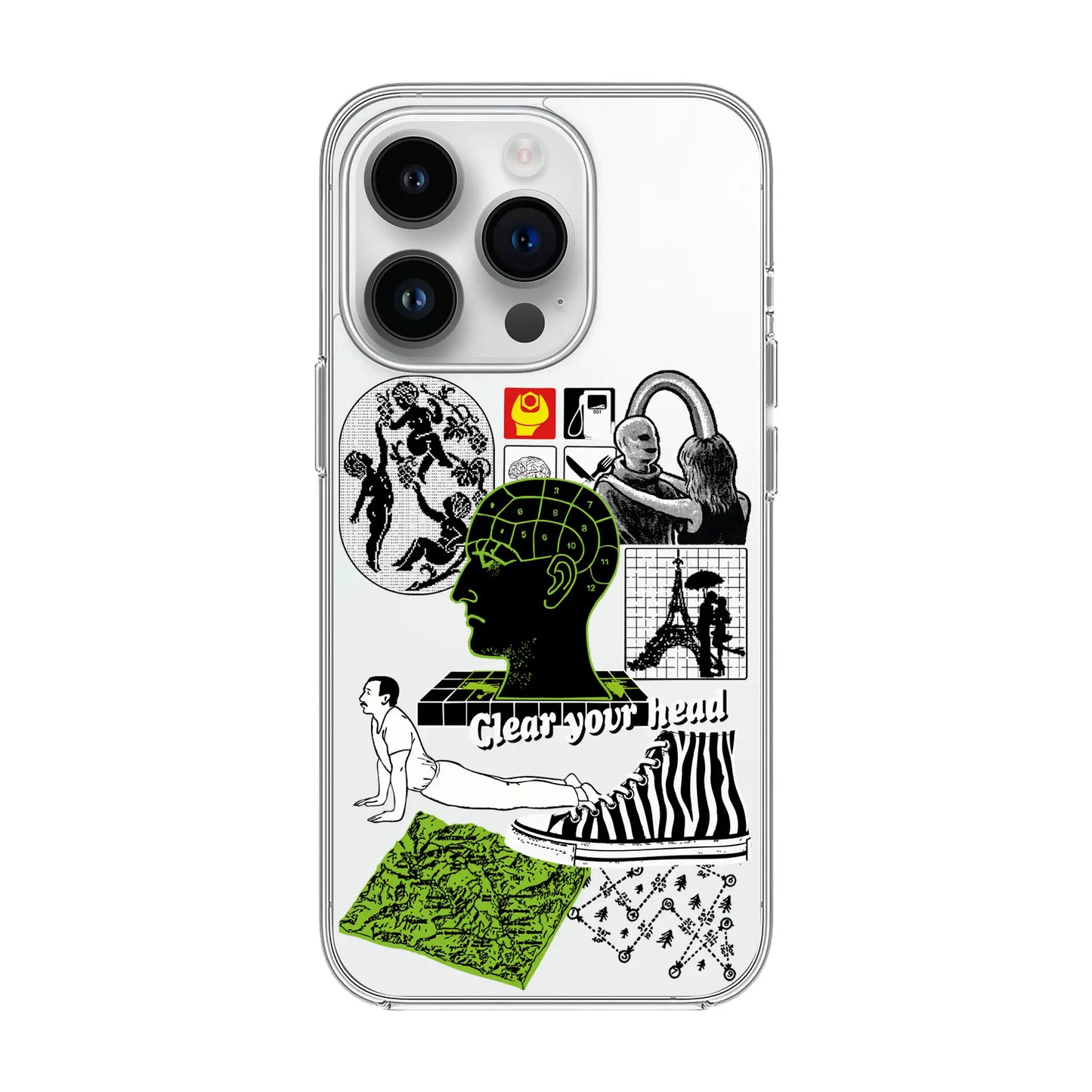 CLEAR YOUR HEAD-iPhone 14 Pro Solid Kılıf