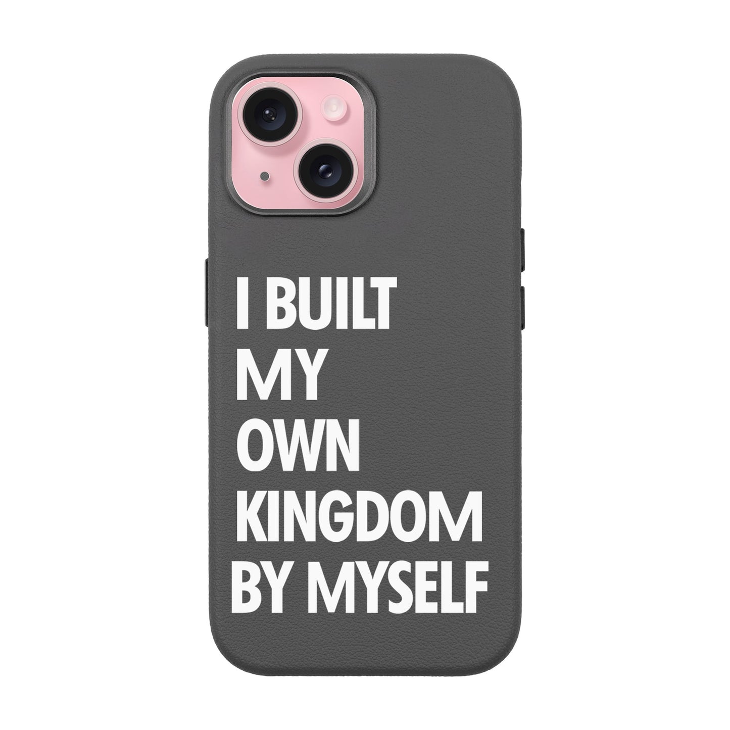 KINGDOM-iPhone 15 Leather Premium Kılıf MagSafe Özellikli