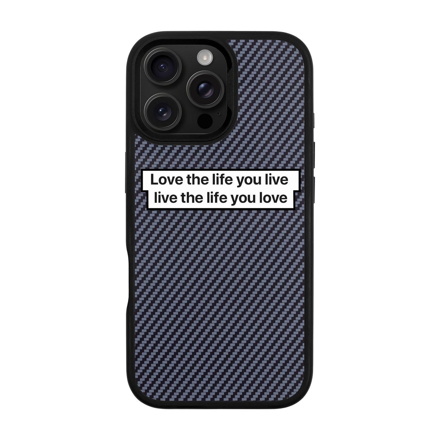 LOVE THE LIFE-iPhone 16 Pro Max Plaid Kılıf MagSafe Özellikli