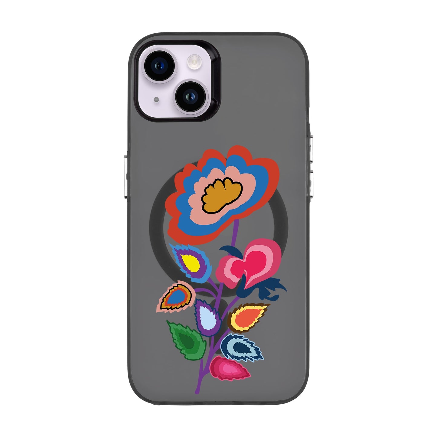 KNITTED FLOWER-iPhone 14 Plus Hold Kılıf MagSafe Özellikli