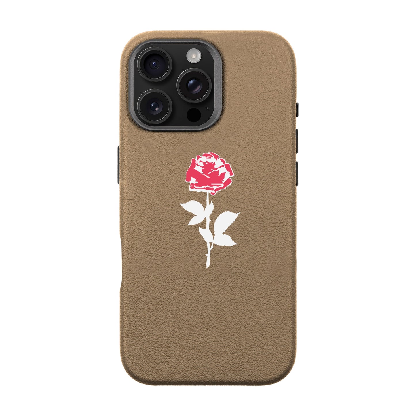 NATUREL ROSE-iPhone 16 Pro Max Leather Premium Kılıf MagSafe Özellikli