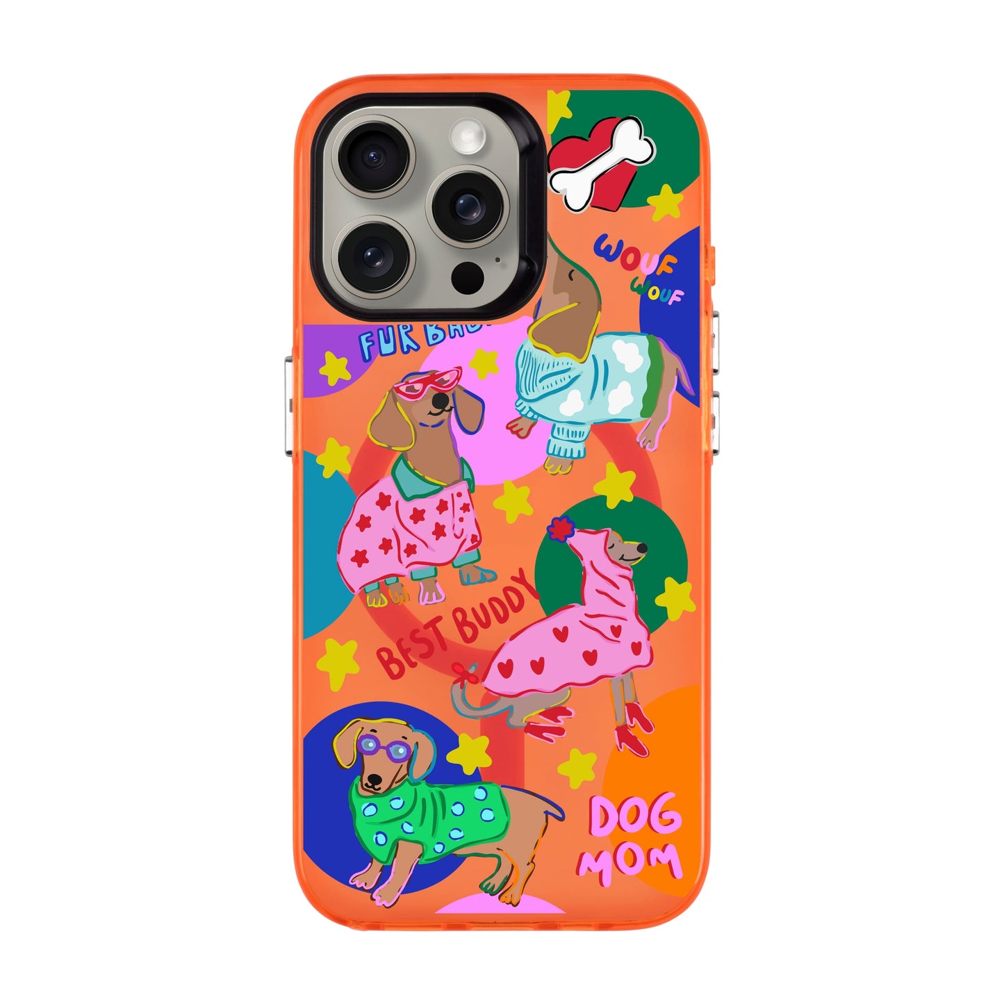 DOG MOM-iPhone 15 Pro Max Hold Kılıf MagSafe Özellikli