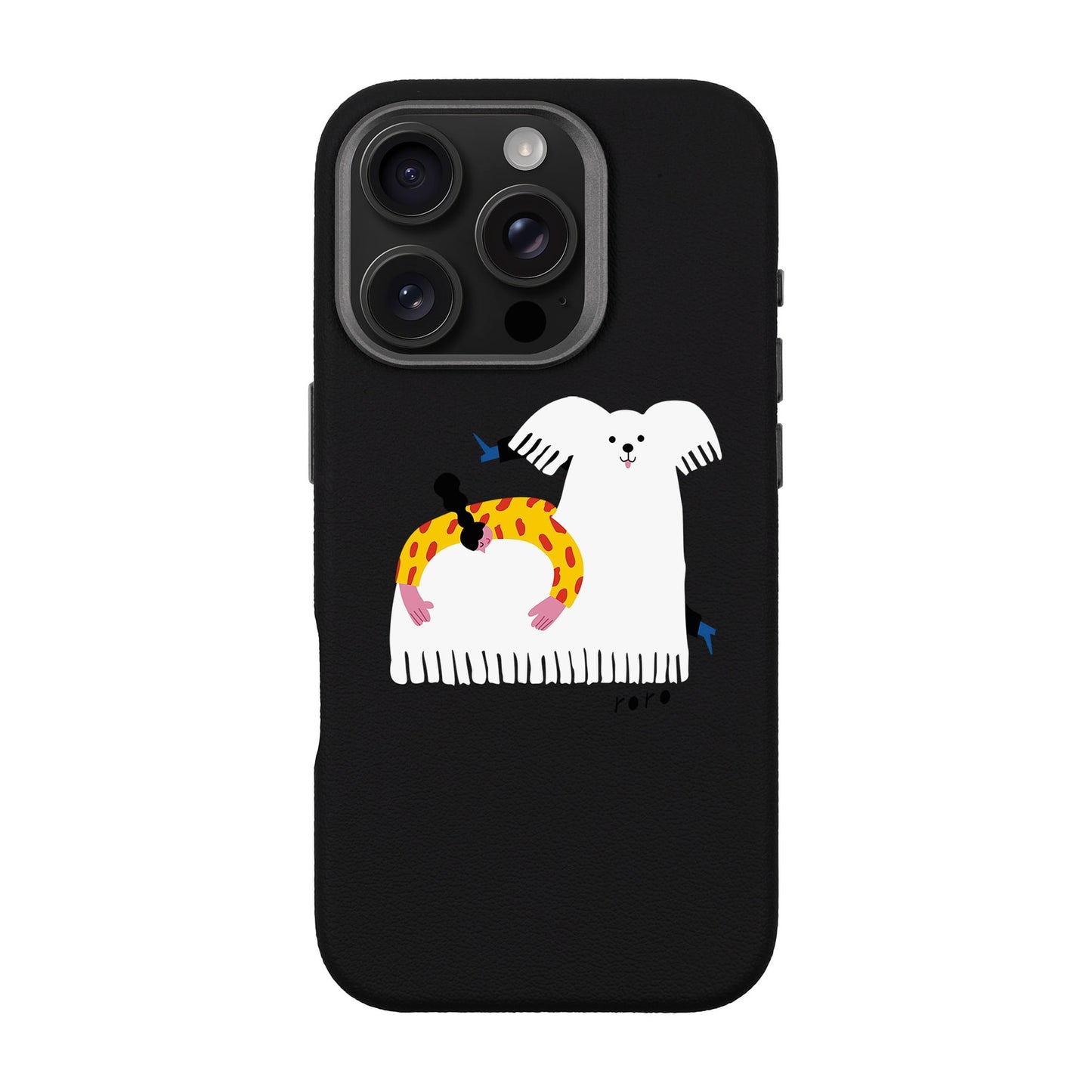 FANCY DOG-iPhone 16 Pro Leather Premium Kılıf MagSafe Özellikli
