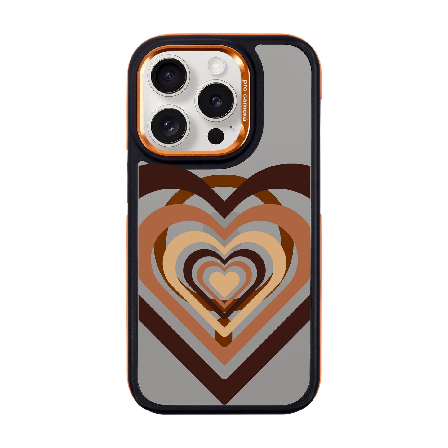 HEART-iPhone 15 Pro Dark Kılıf MagSafe Özellikli