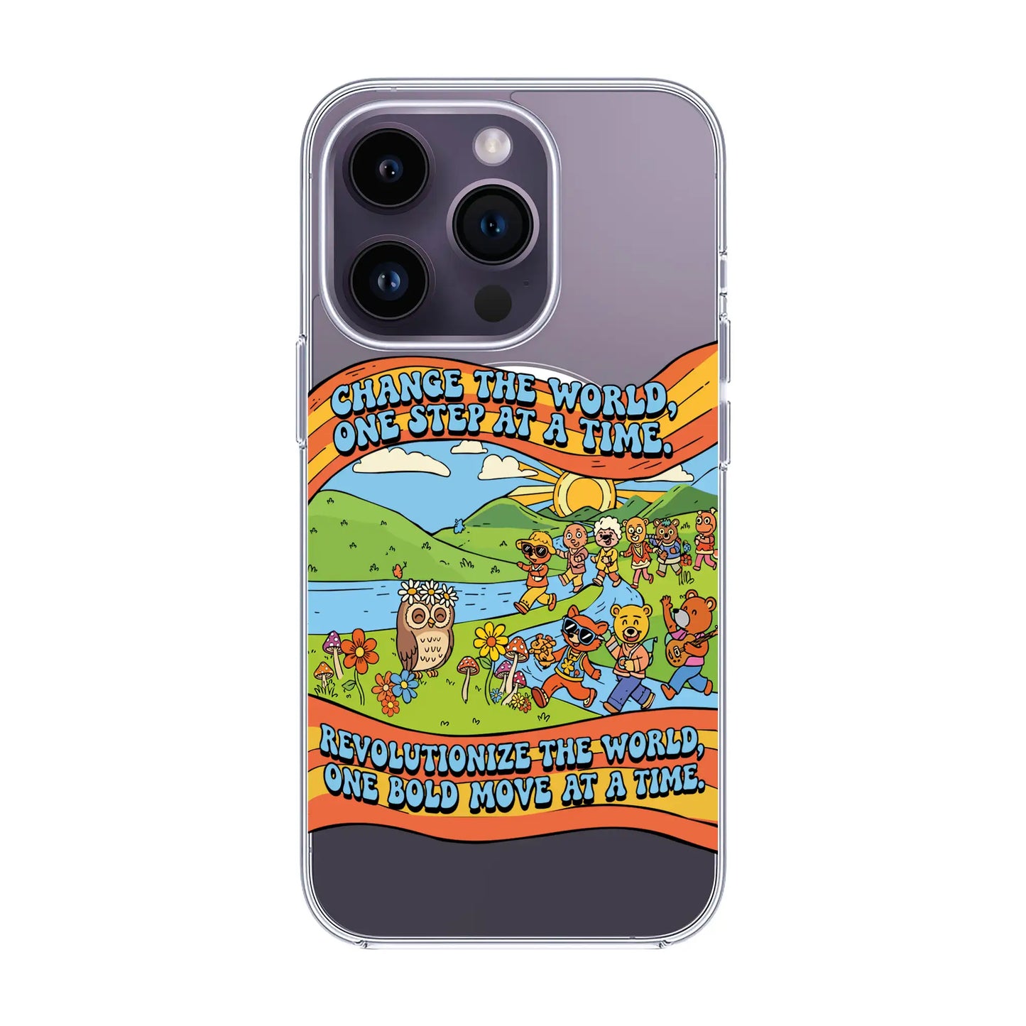 CHANGE THE WORLD-iPhone 14 Pro Solid Kılıf