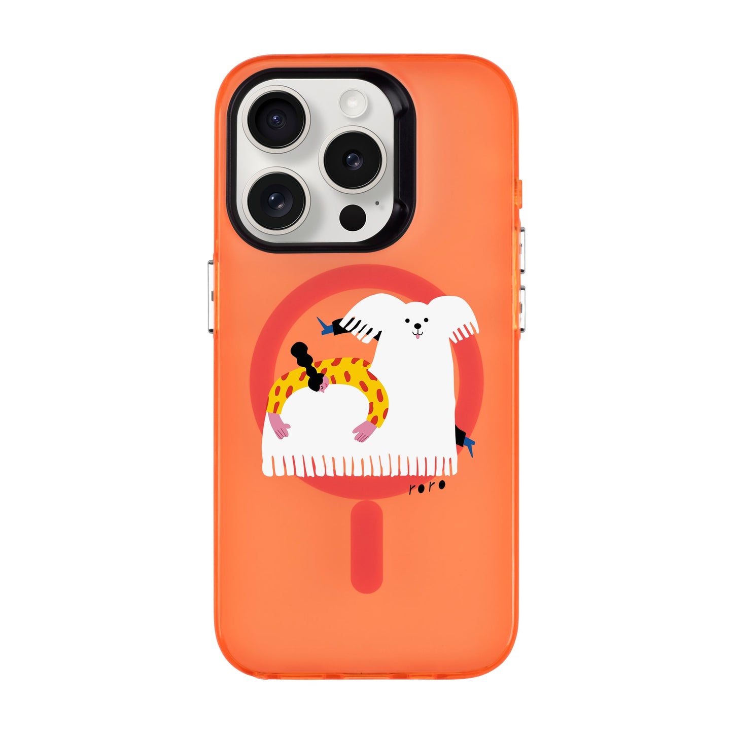 FANCY DOG-iPhone 15 Pro Hold Kılıf MagSafe Özellikli