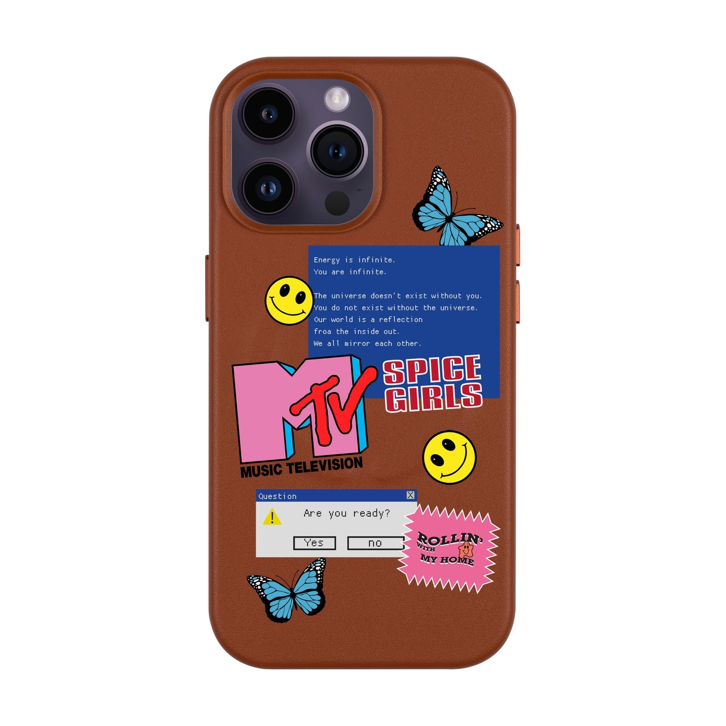 ARE YOU READY-iPhone 14 Pro Max Leather Kılıf MagSafe Özellikli