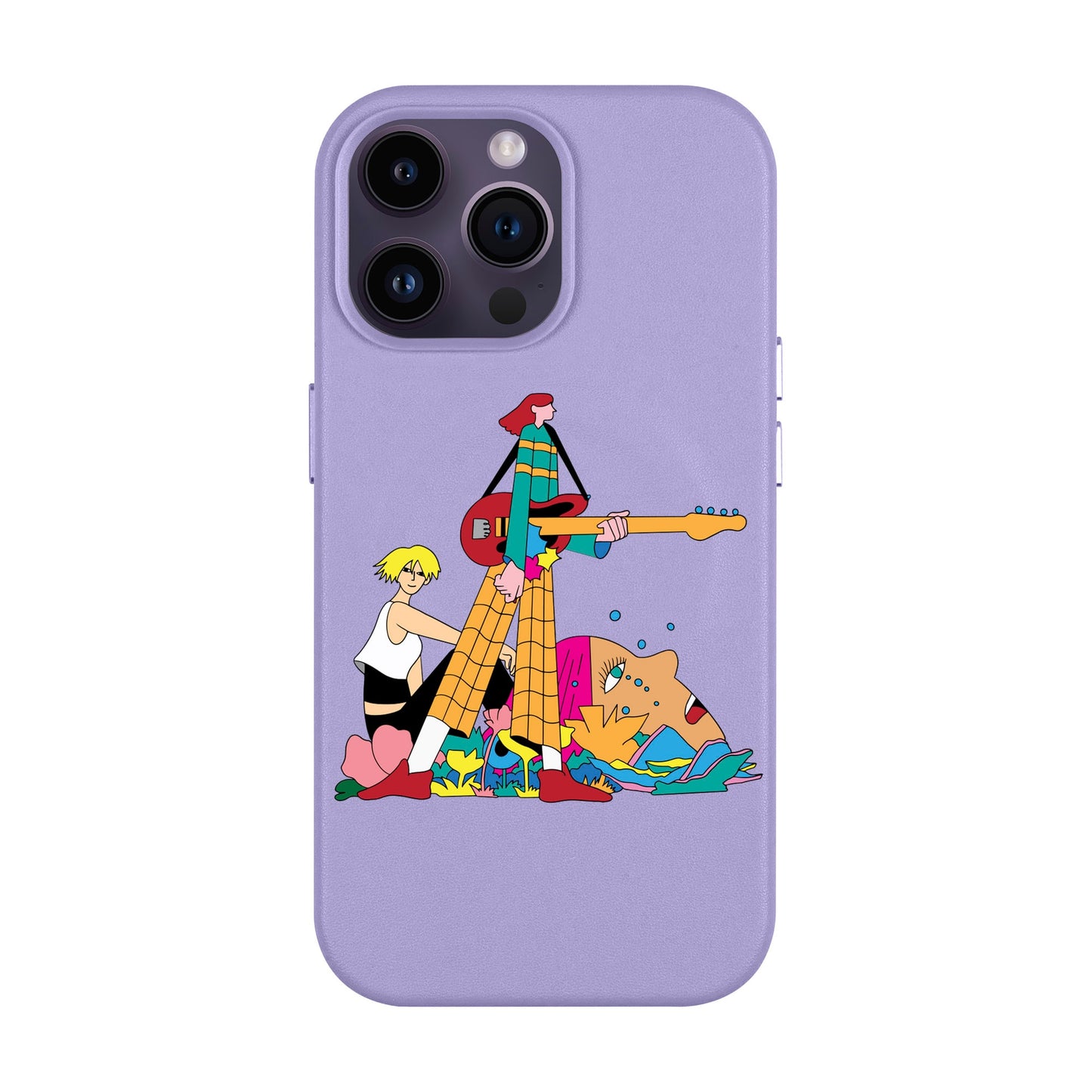 HER BAND-iPhone 14 Pro Max Leather Kılıf MagSafe Özellikli