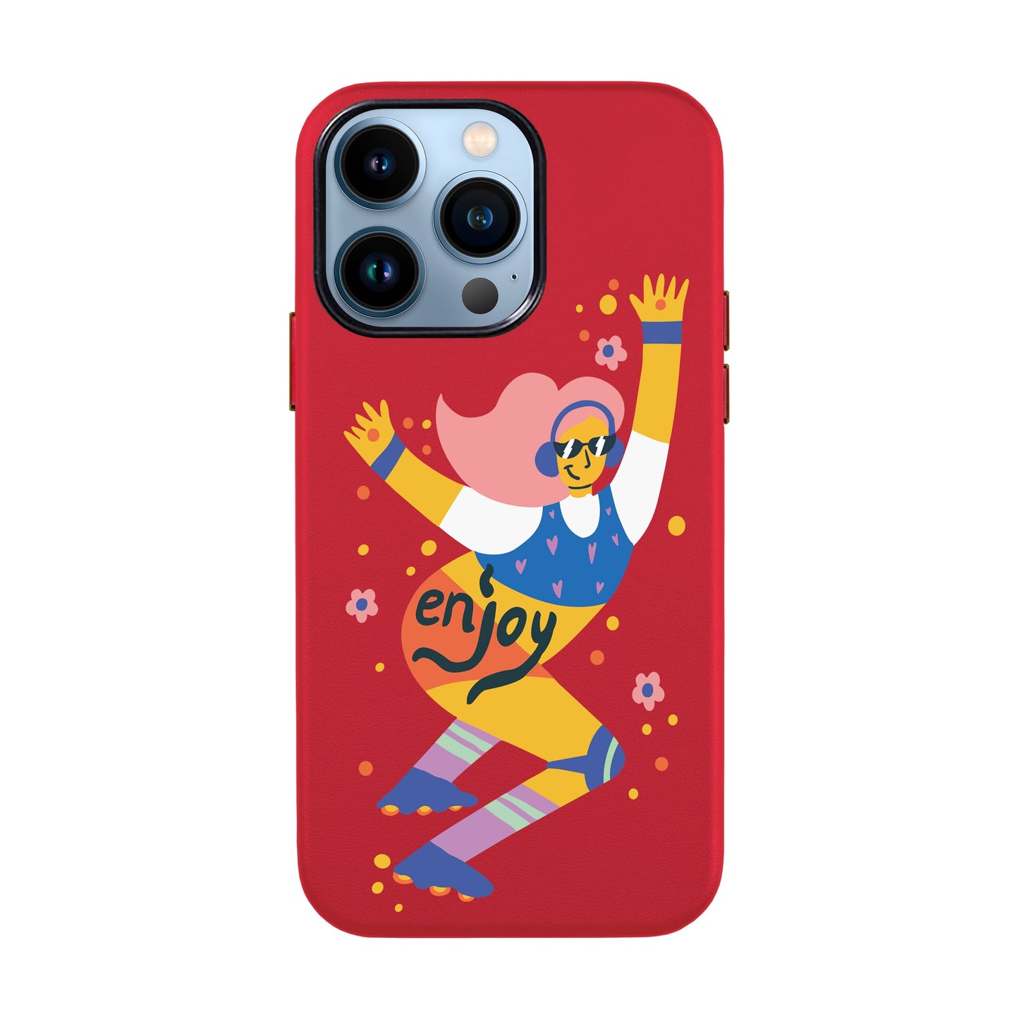 ENJOY-iPhone 13 Pro Max Leather Kılıf