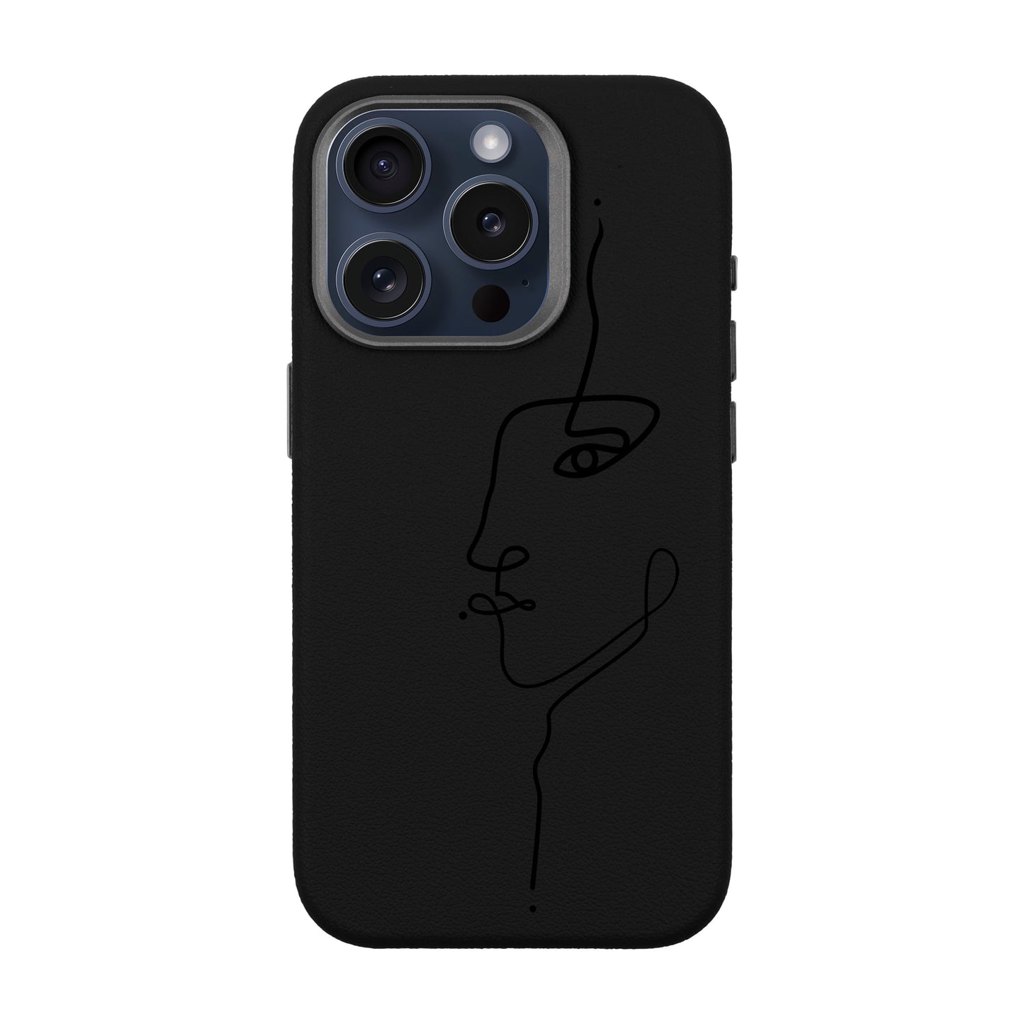 FACE-iPhone 15 Pro Leather Premium Kılıf MagSafe Özellikli