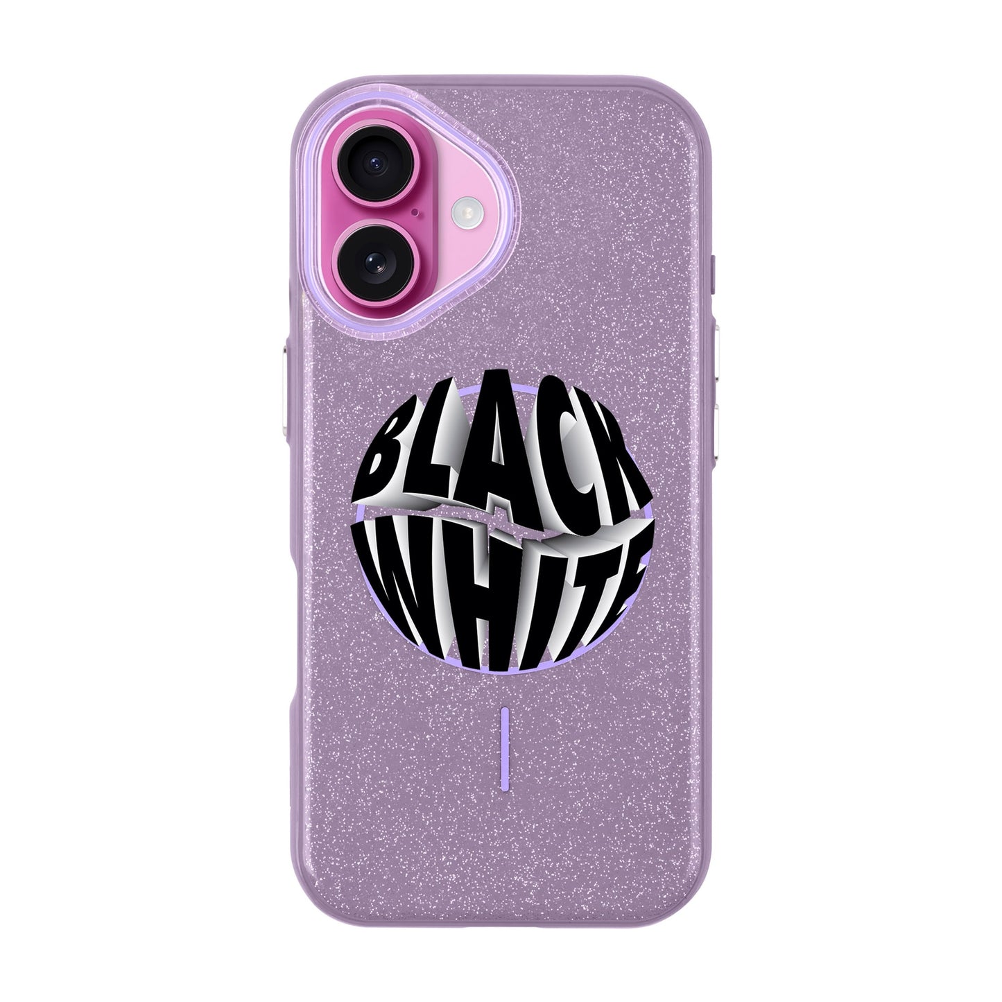 BLACK WHITE-iPhone 16 Radiant Kılıf MagSafe Özellikli