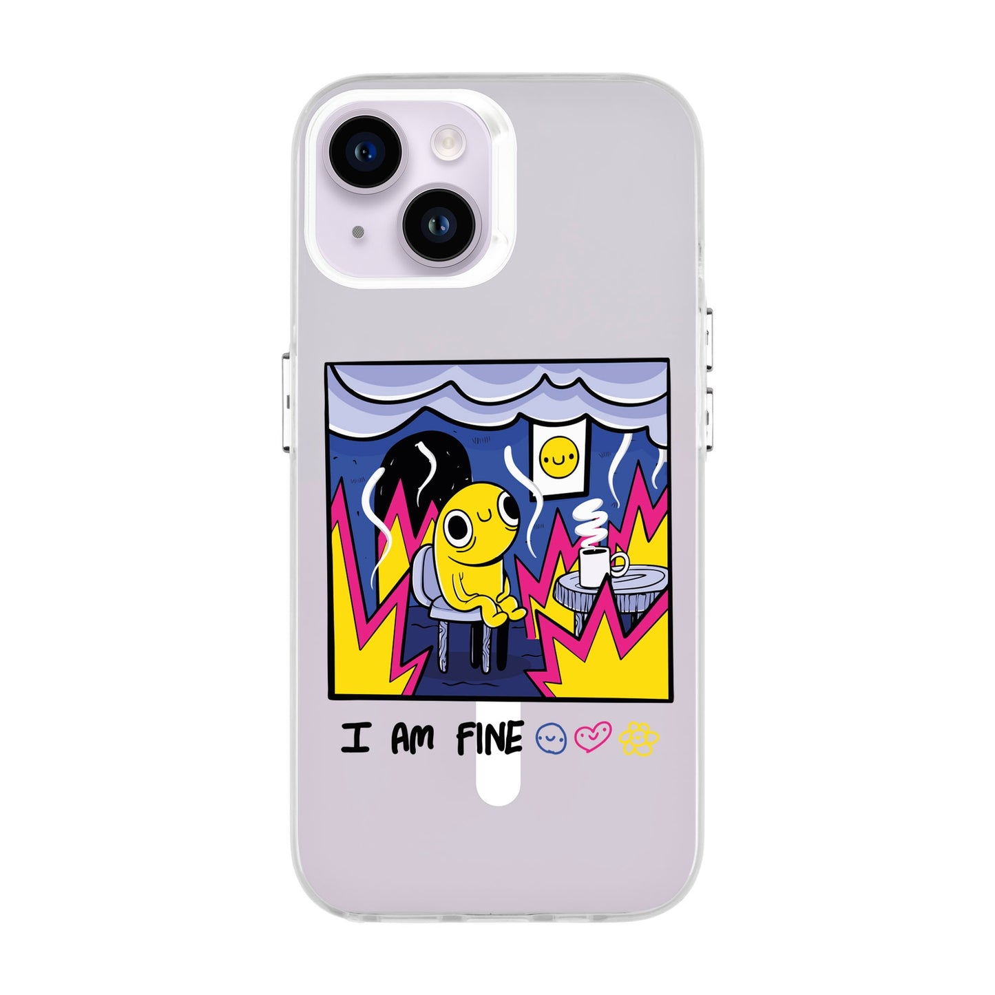 I AM FINE-iPhone 14 Hold Kılıf MagSafe Özellikli