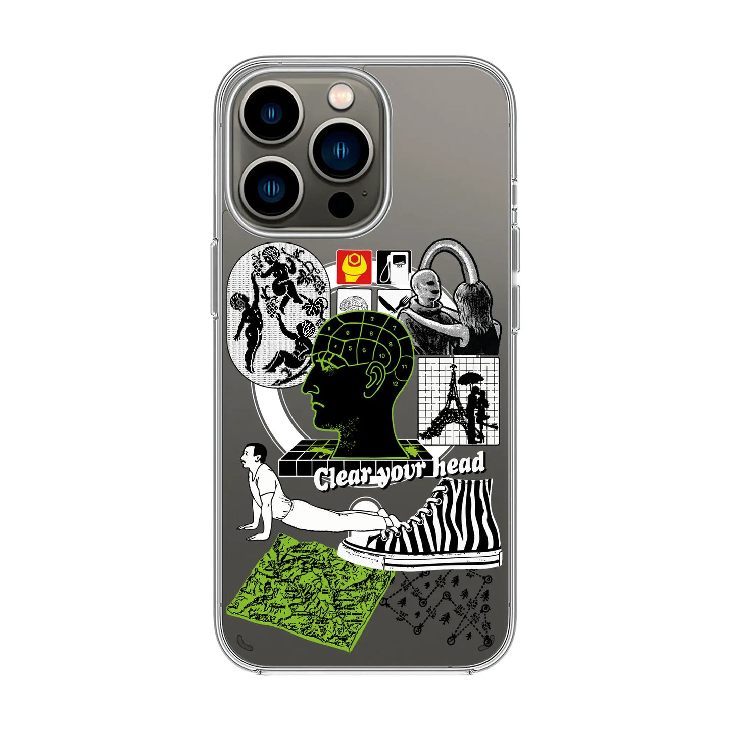 CLEAR YOUR HEAD-iPhone 12 Pro Max Solid Kılıf MagSafe Özellikli