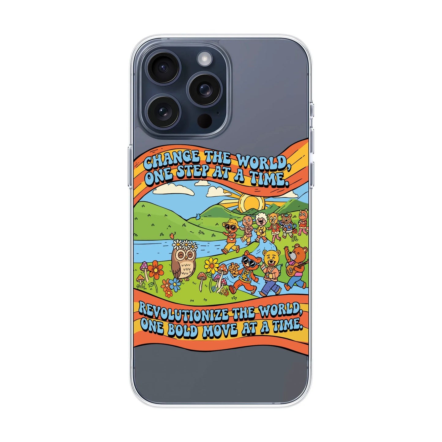 CHANGE THE WORLD-iPhone 15 Pro Max Solid Kılıf