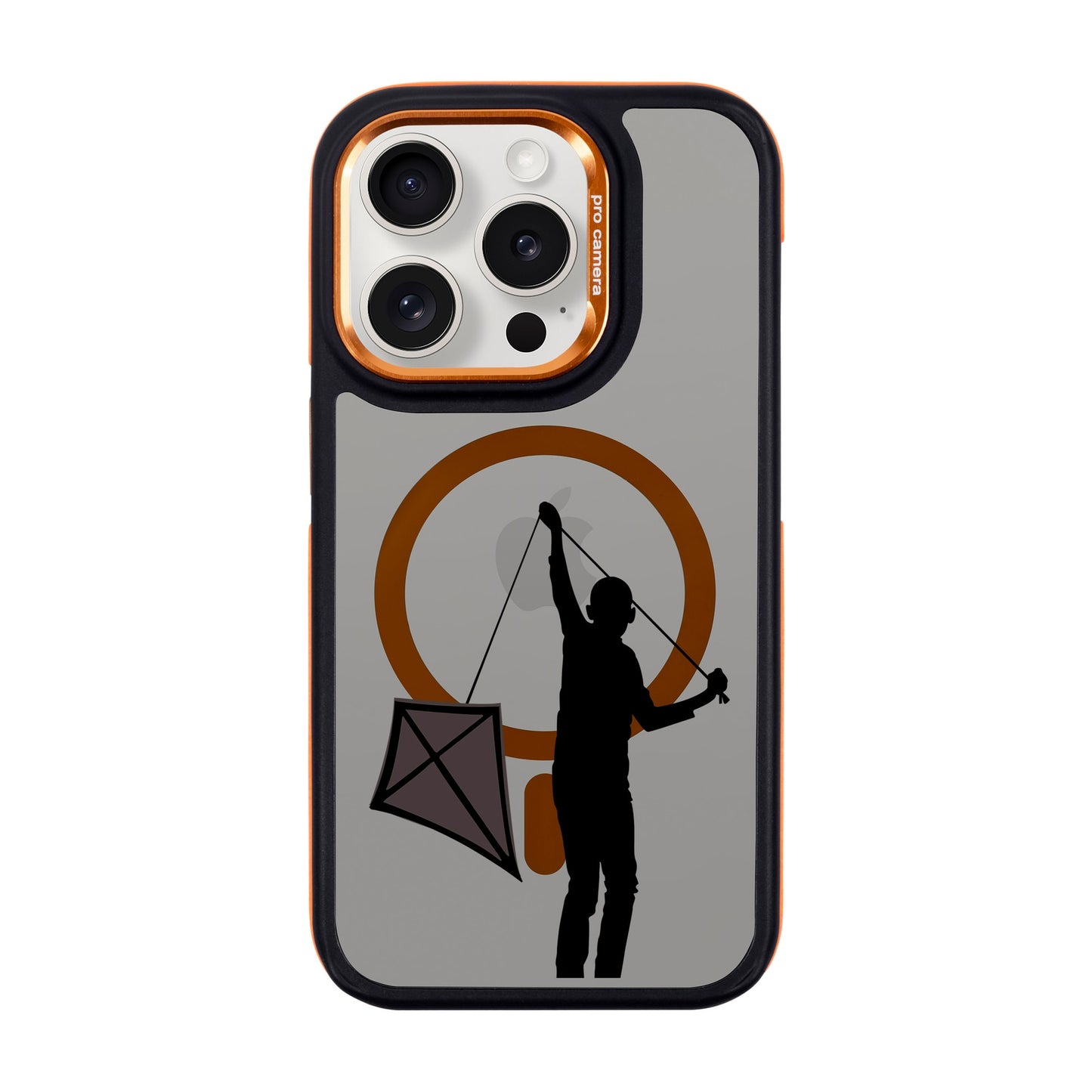KITE-iPhone 15 Pro Dark Kılıf MagSafe Özellikli