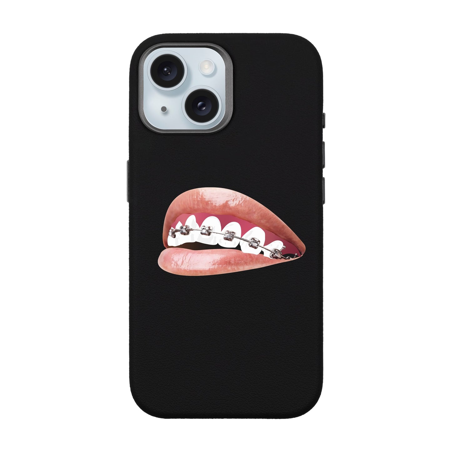 ORTHODONTIST-iPhone 15 Leather Premium Kılıf MagSafe Özellikli