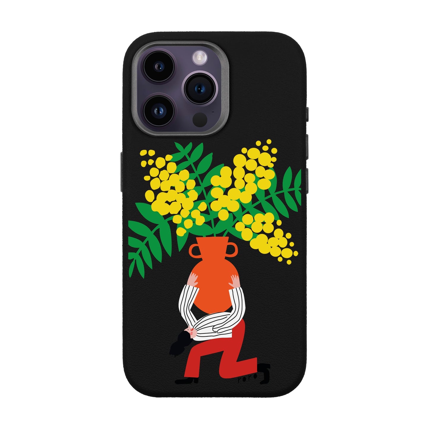 VASE-iPhone 14 Pro Max Leather Premium Kılıf MagSafe Özellikli