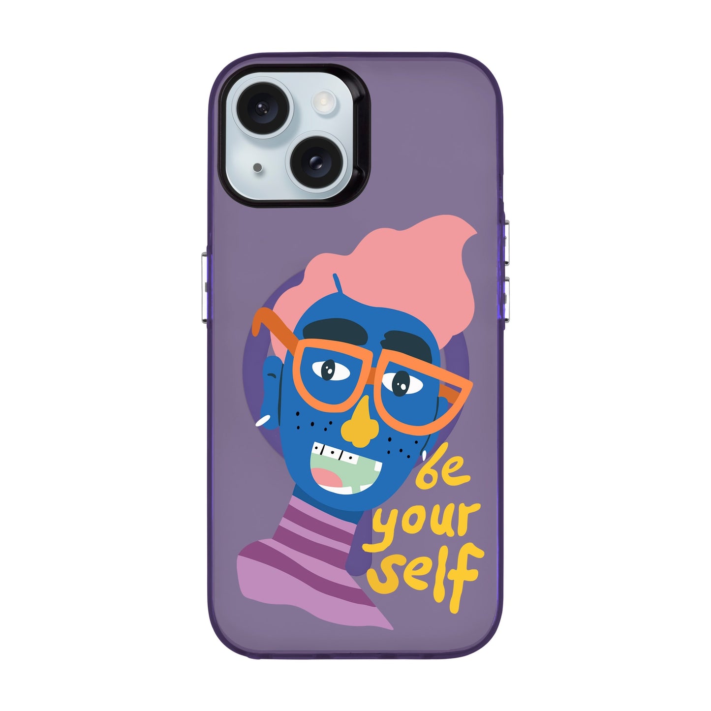 BE YOUR SELF-iPhone 15 Hold Kılıf MagSafe Özellikli