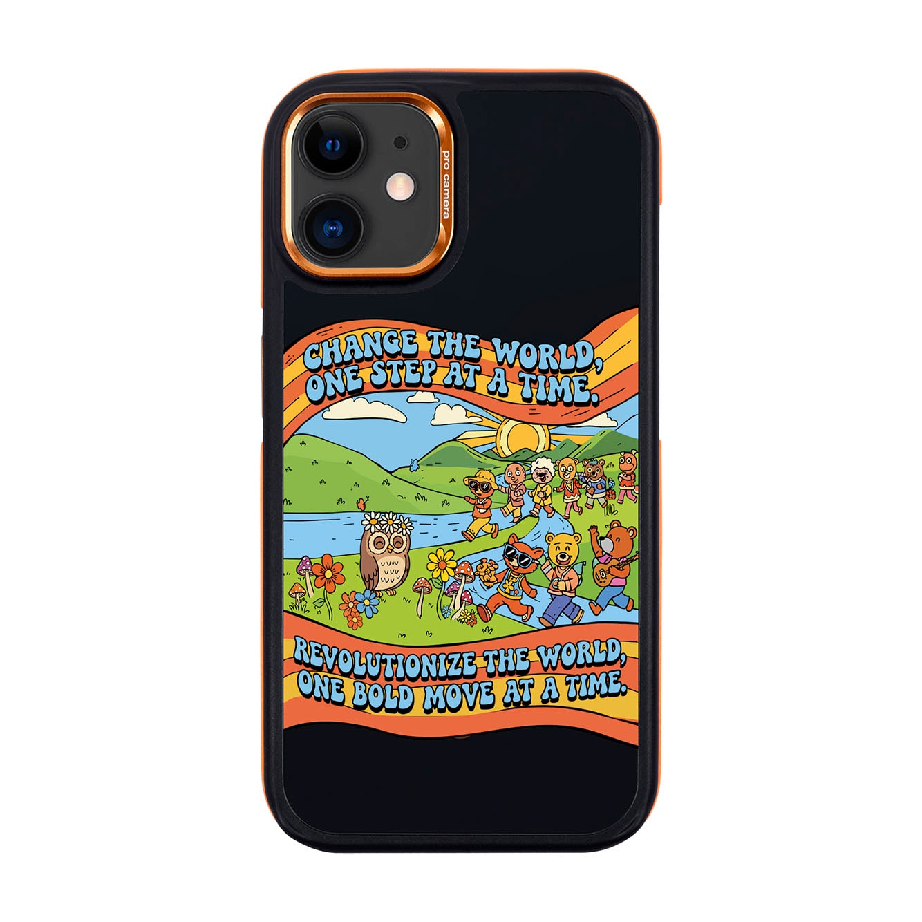 CHANGE THE WORLD-iPhone 11 Dark Kılıf MagSafe Özellikli