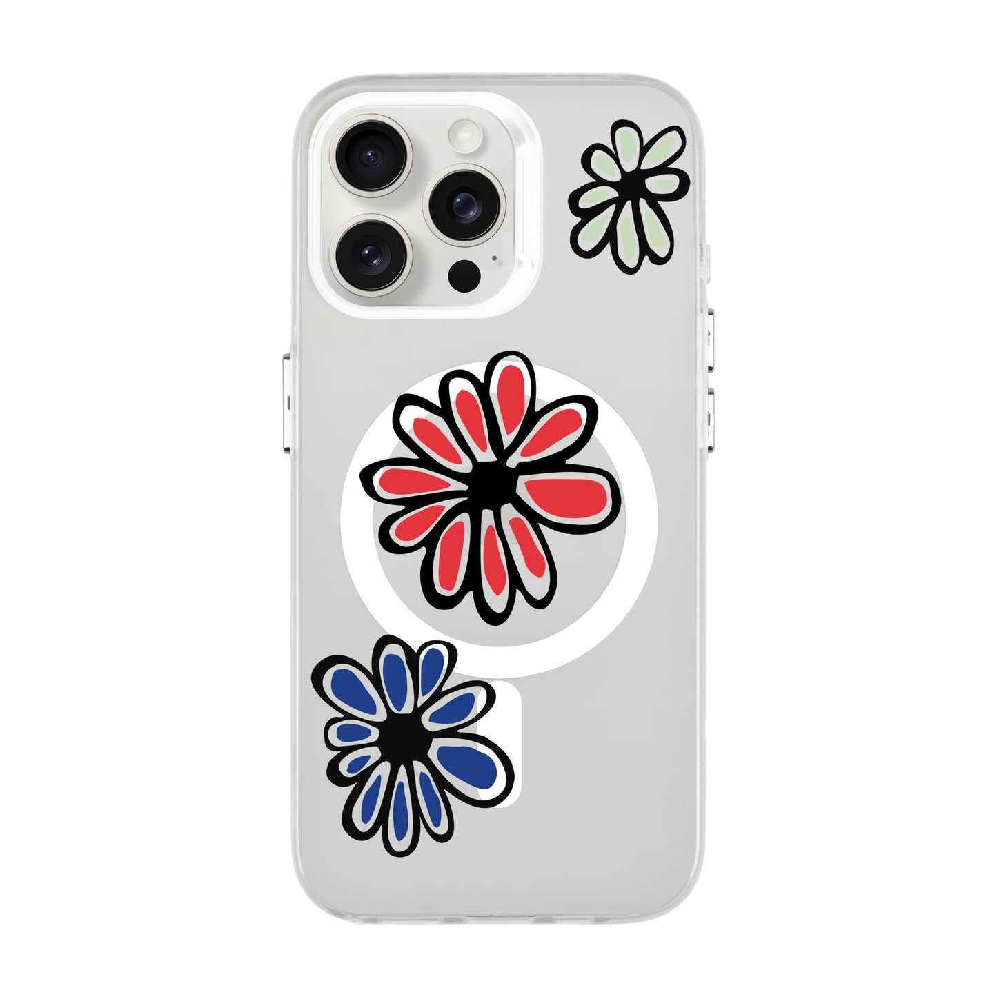 FLORIST-iPhone 15 Pro Max Hold Kılıf MagSafe Özellikli