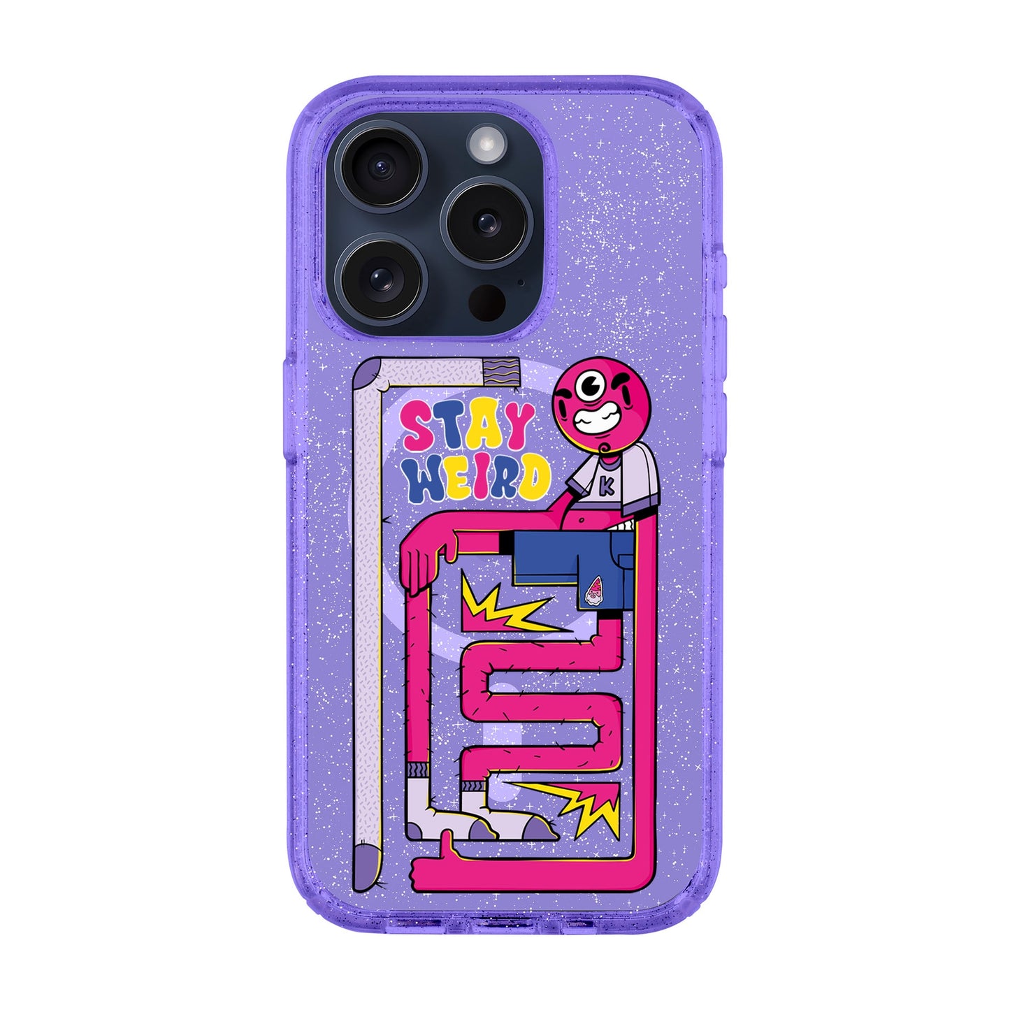 OG TOOTHY-iPhone 15 Pro Shiny Kılıf MagSafe Özellikli