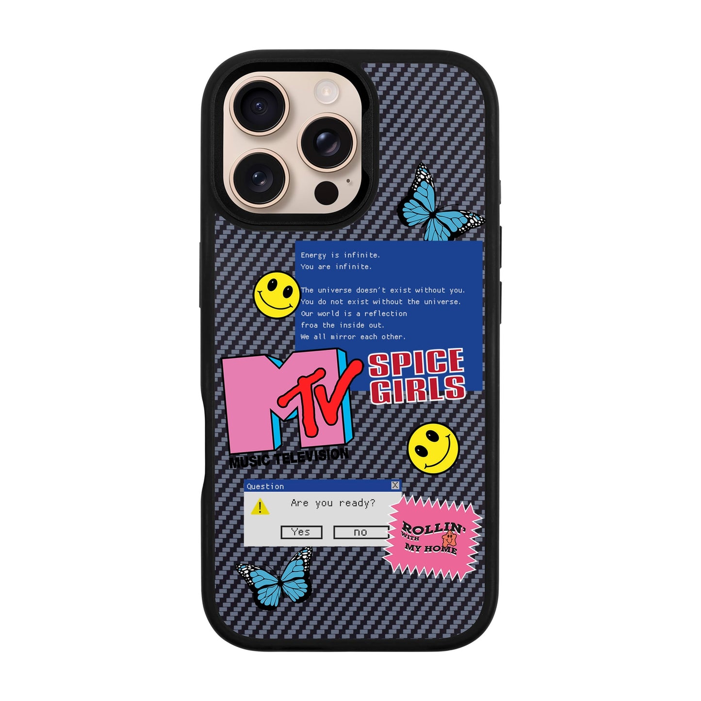 ARE YOU READY-iPhone 16 Pro Max Plaid Kılıf MagSafe Özellikli
