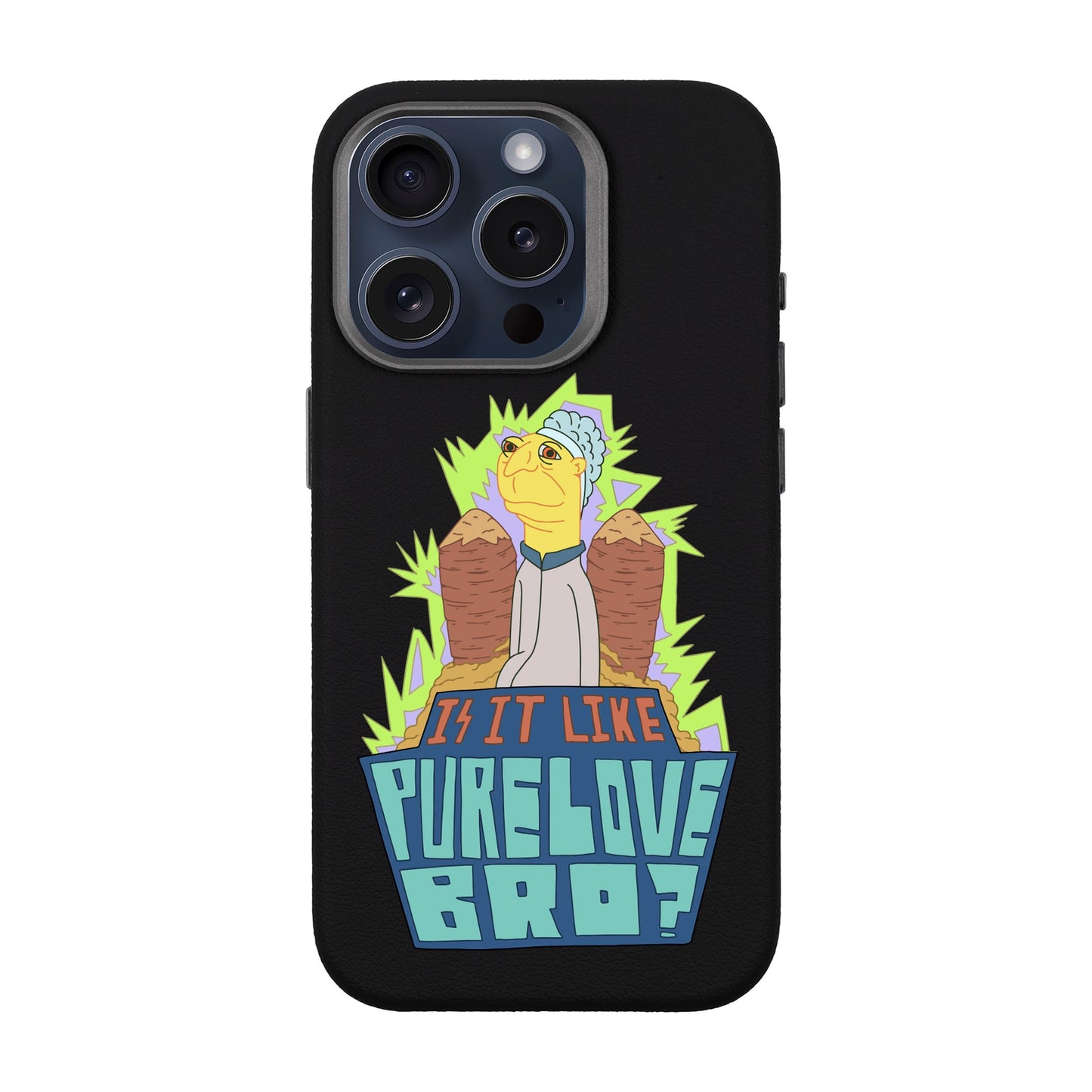 PURE LOVE-iPhone 15 Pro Leather Premium Kılıf MagSafe Özellikli