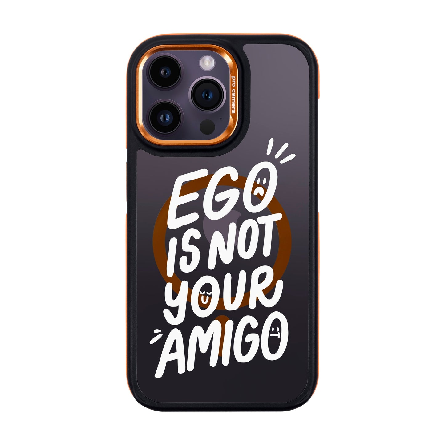 EGO-iPhone 14 Pro Max Dark Kılıf MagSafe Özellikli