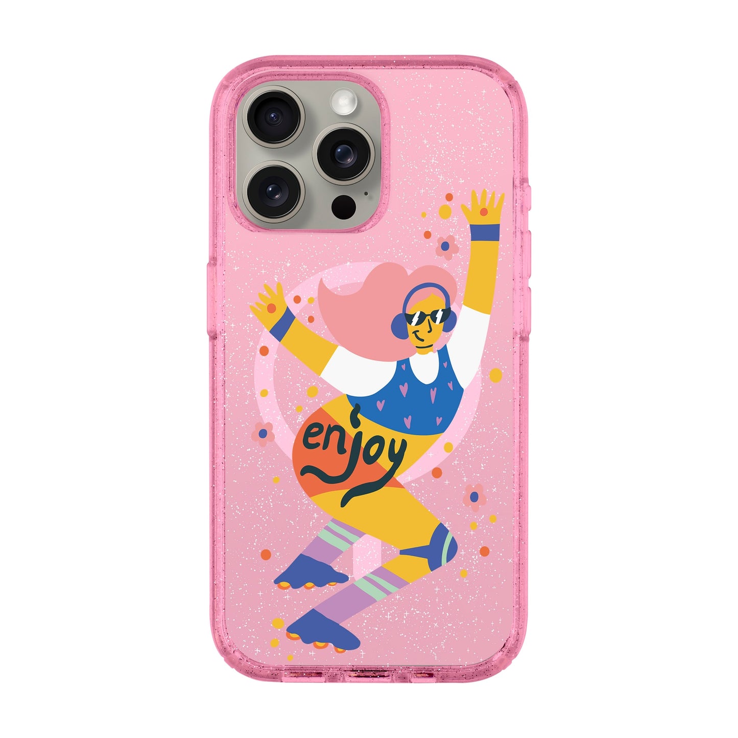 ENJOY-iPhone 15 Pro Max Shiny Kılıf MagSafe Özellikli