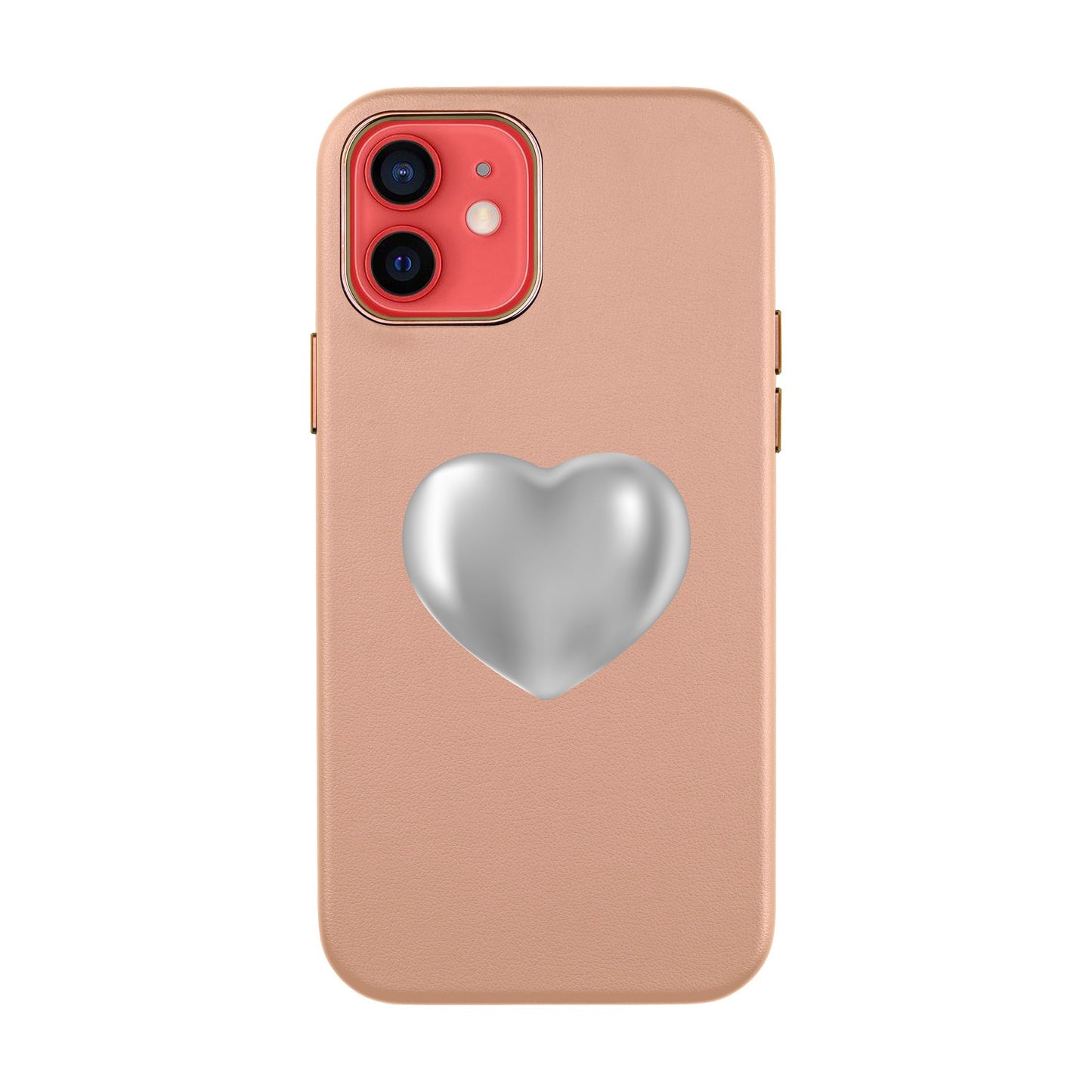 SILVER HEART-iPhone XR Leather Kılıf