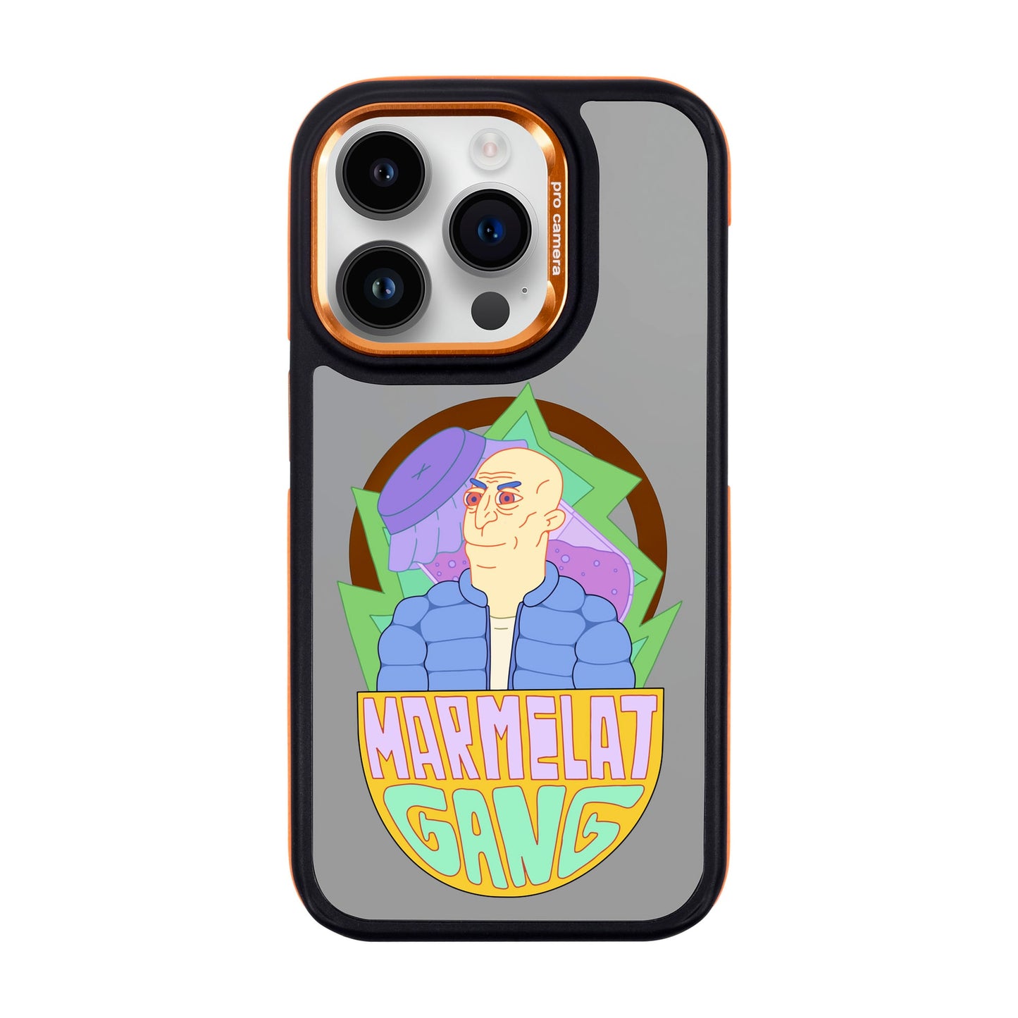 MARMELAT GANG-iPhone 14 Pro Dark Kılıf MagSafe Özellikli