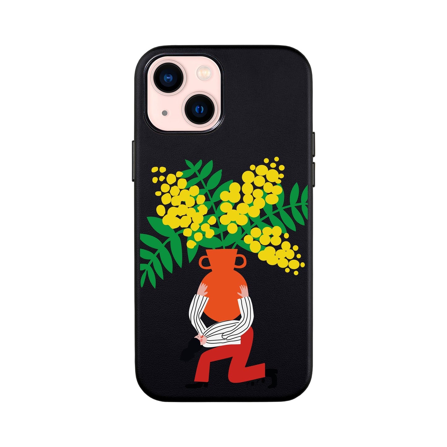 VASE-iPhone 13 Mini Leather Kılıf