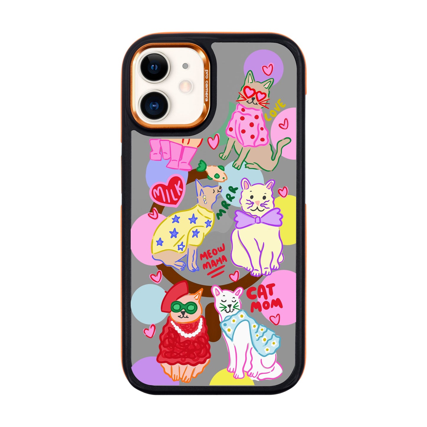 CAT MOM-iPhone 11 Dark Kılıf MagSafe Özellikli
