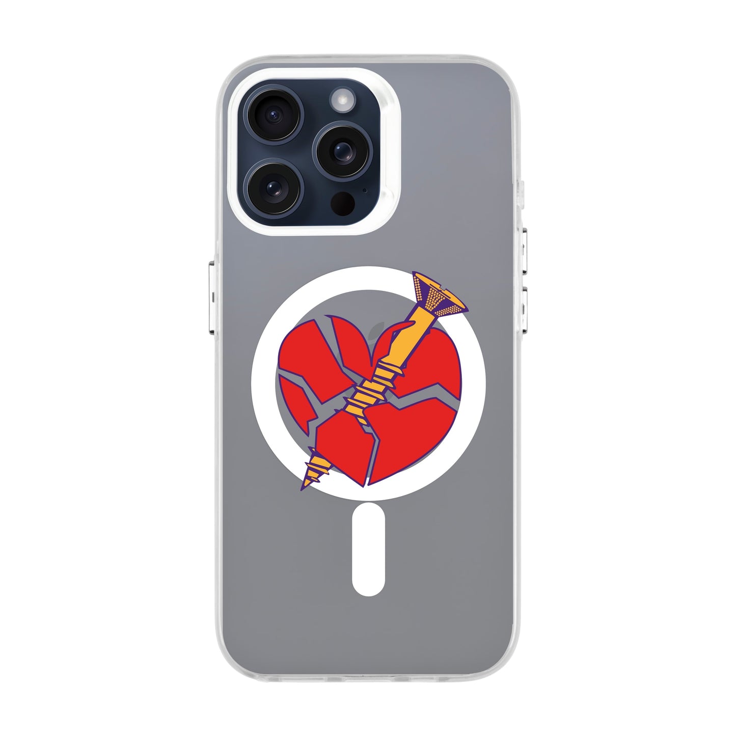 BROKEN HEART-iPhone 13 Pro Max Hold Kılıf MagSafe Özellikli