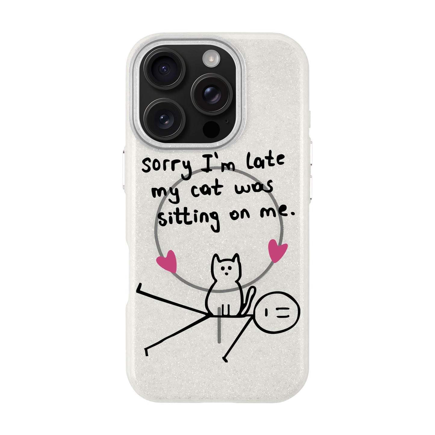 SORRY I'M LATE-iPhone 16 Pro Radiant Kılıf MagSafe Özellikli