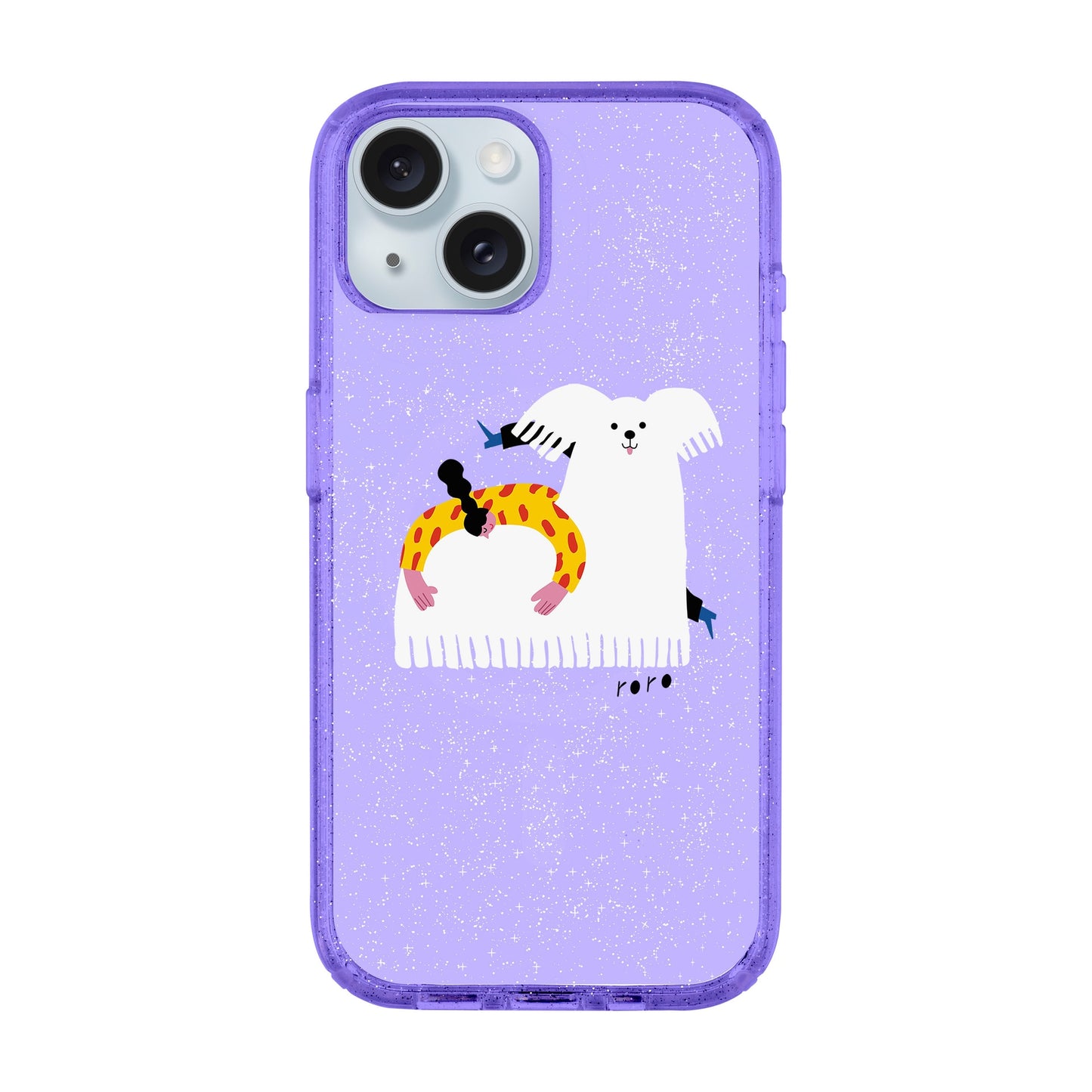 FANCY DOG-iPhone 14 Plus Shiny Kılıf MagSafe Özellikli