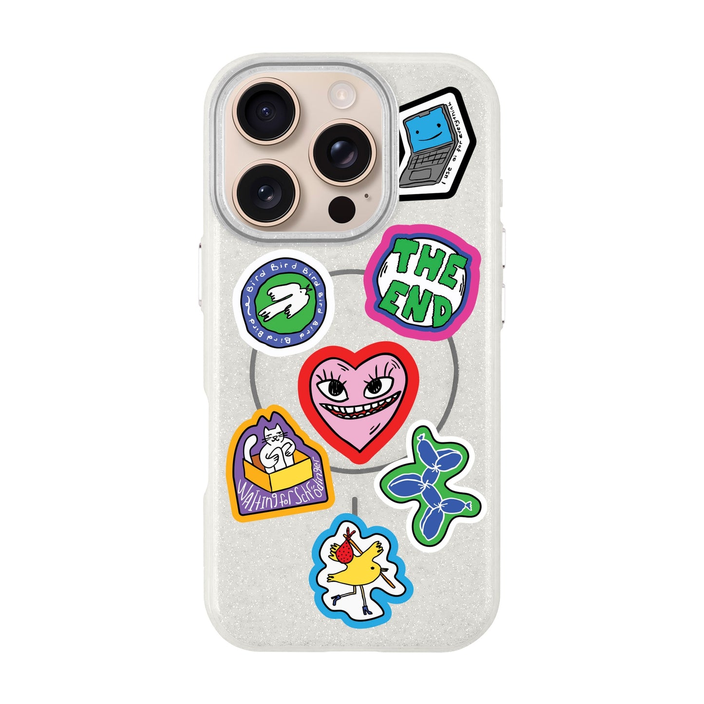 TŌTEN STICKERZ-iPhone 16 Pro Radiant Kılıf MagSafe Özellikli