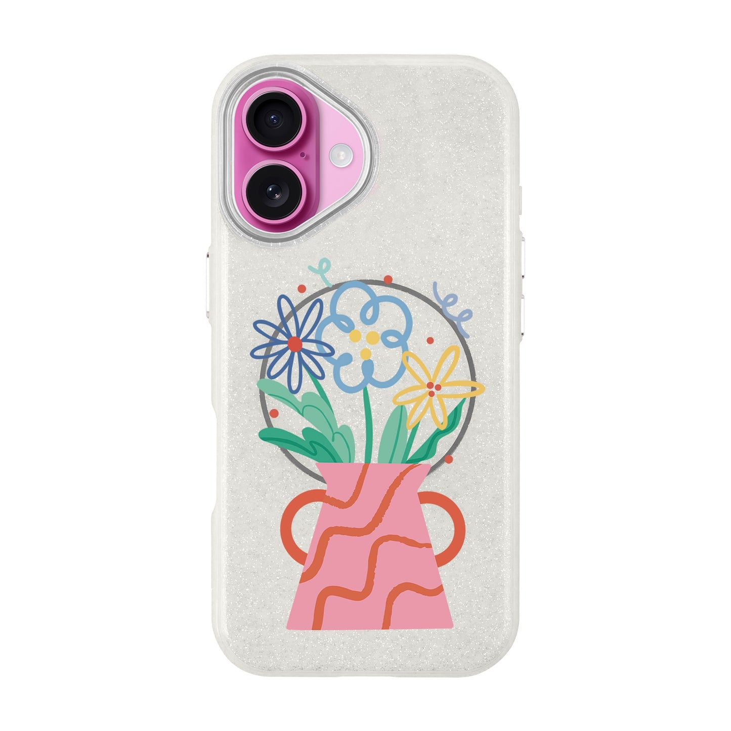 PINK VASE-iPhone 16 Radiant Kılıf MagSafe Özellikli