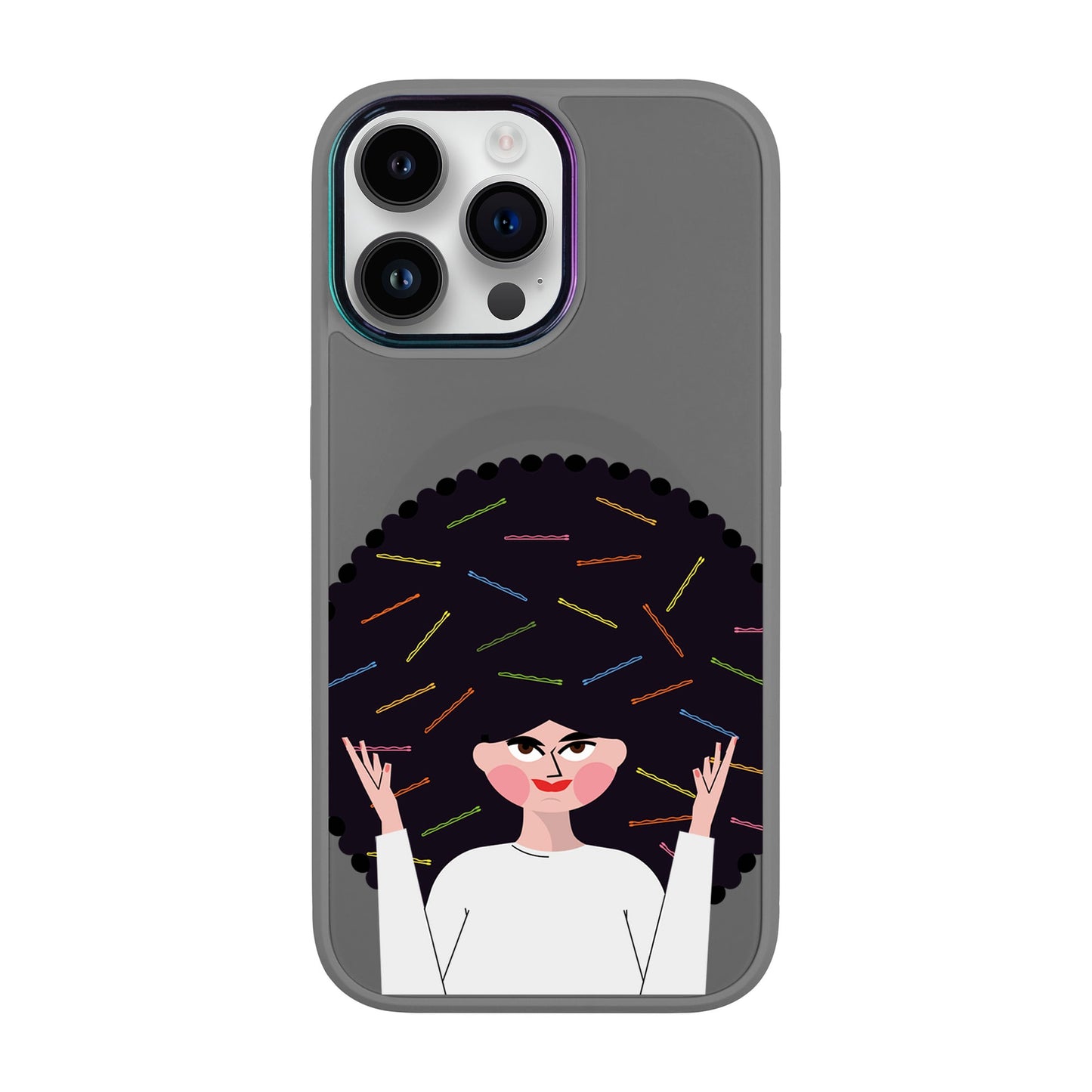 TANGLES OF HAPPINESS-iPhone 14 Pro Max Vigor Kılıf MagSafe Özellikli