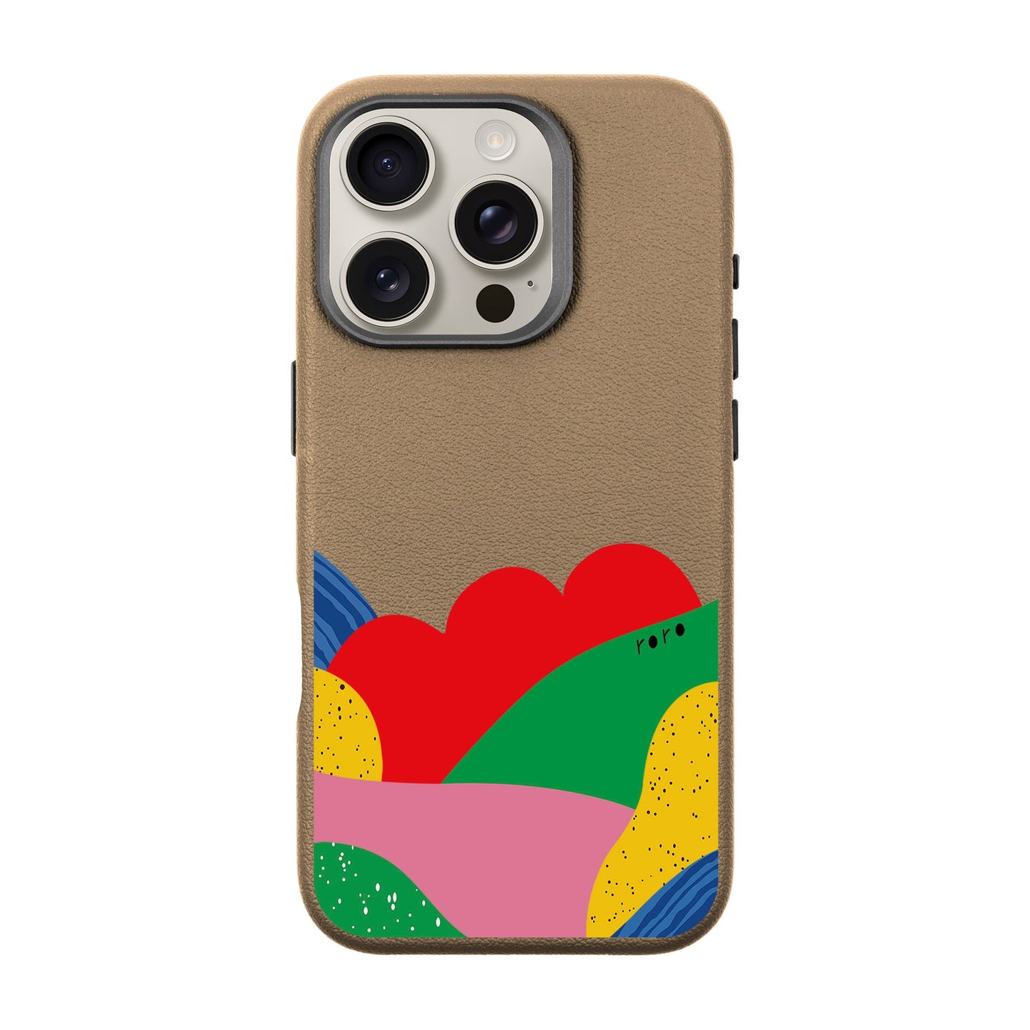 FLAG-iPhone 16 Pro Leather Premium Kılıf MagSafe Özellikli