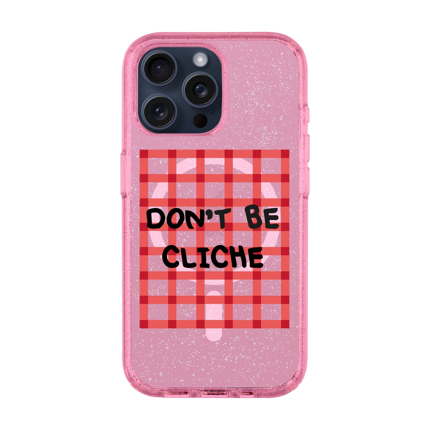 DON'T BE CLICHE-iPhone 15 Pro Max Shiny Kılıf MagSafe Özellikli