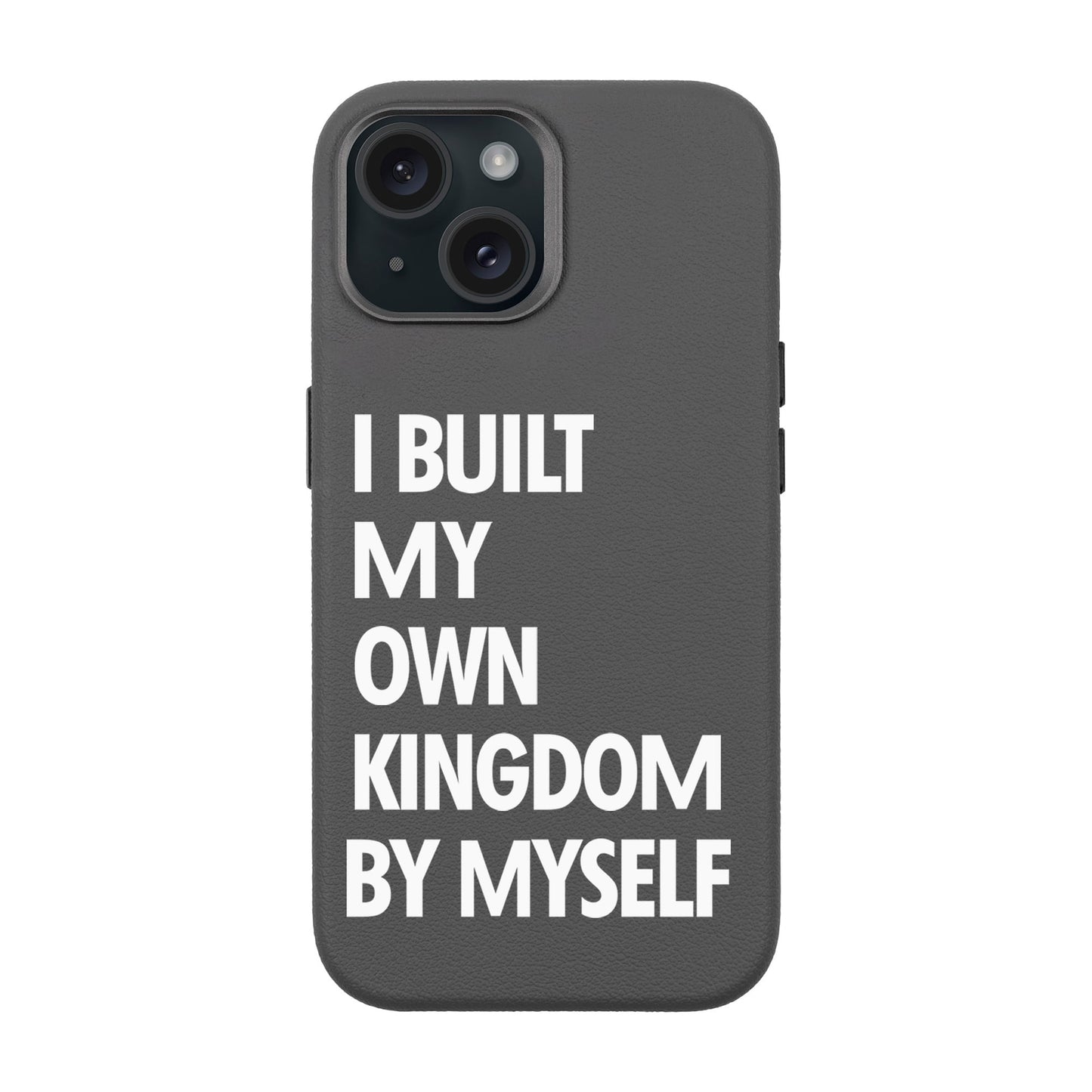 KINGDOM-iPhone 15 Leather Premium Kılıf MagSafe Özellikli