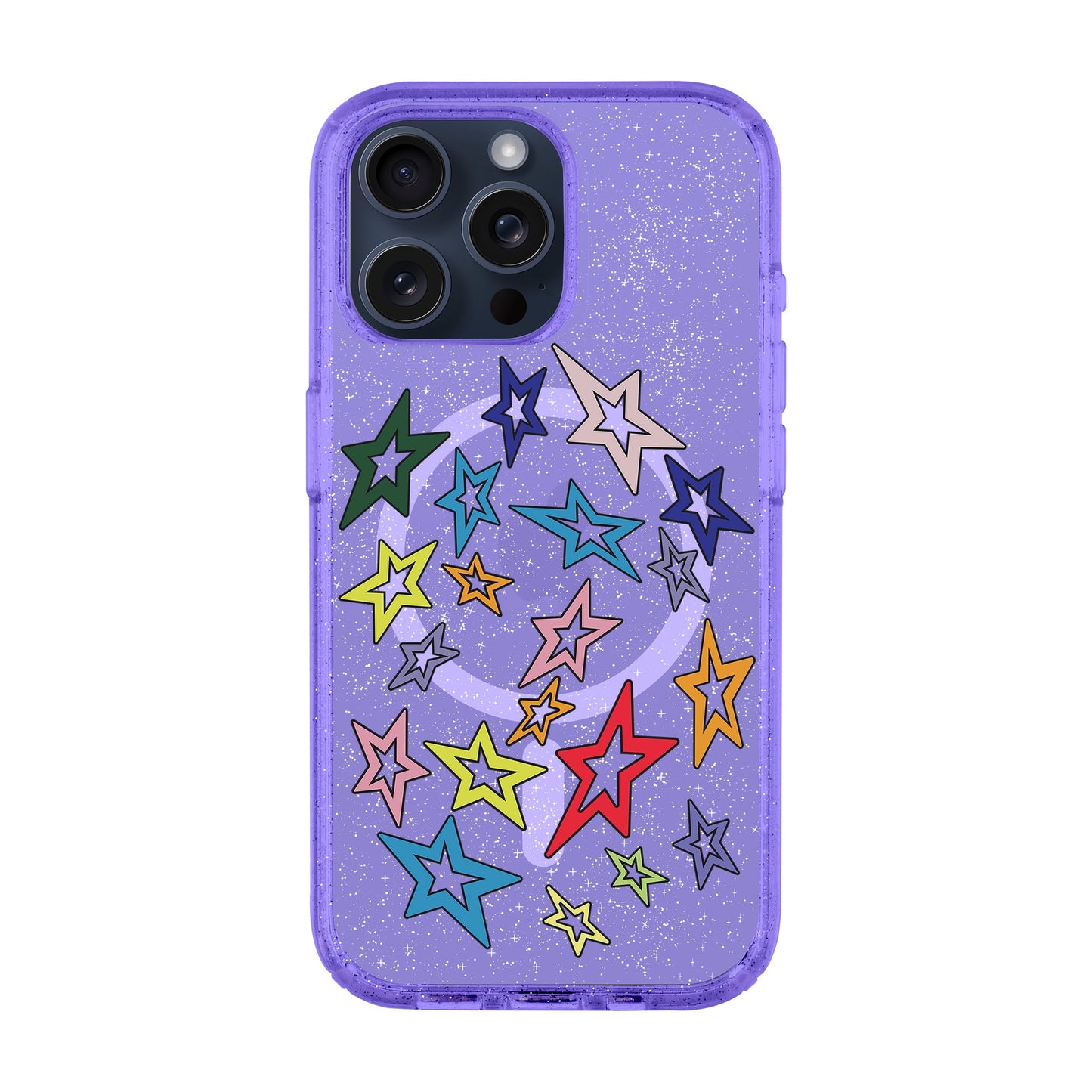STAR-iPhone 15 Pro Max Shiny Kılıf MagSafe Özellikli