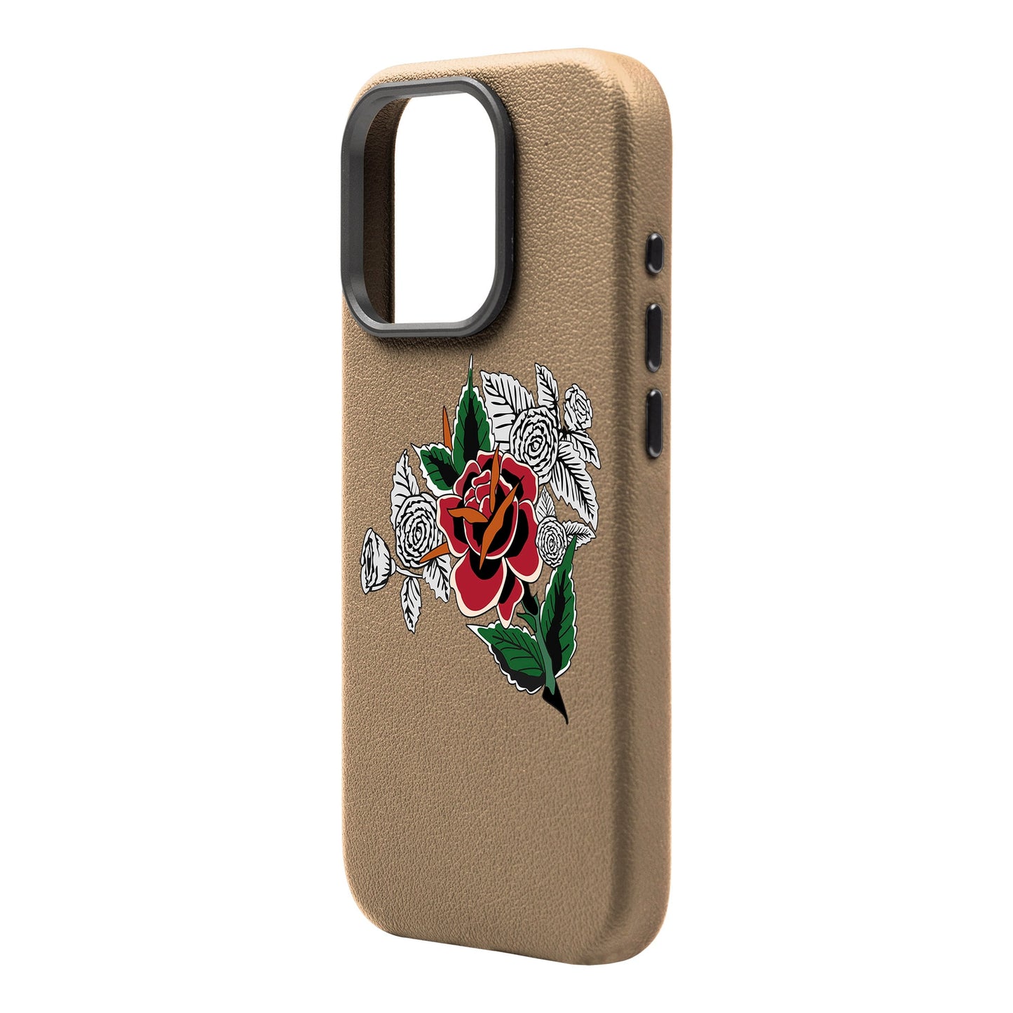 DRY ROSE-iPhone 16 Pro Max Leather Premium Kılıf MagSafe Özellikli