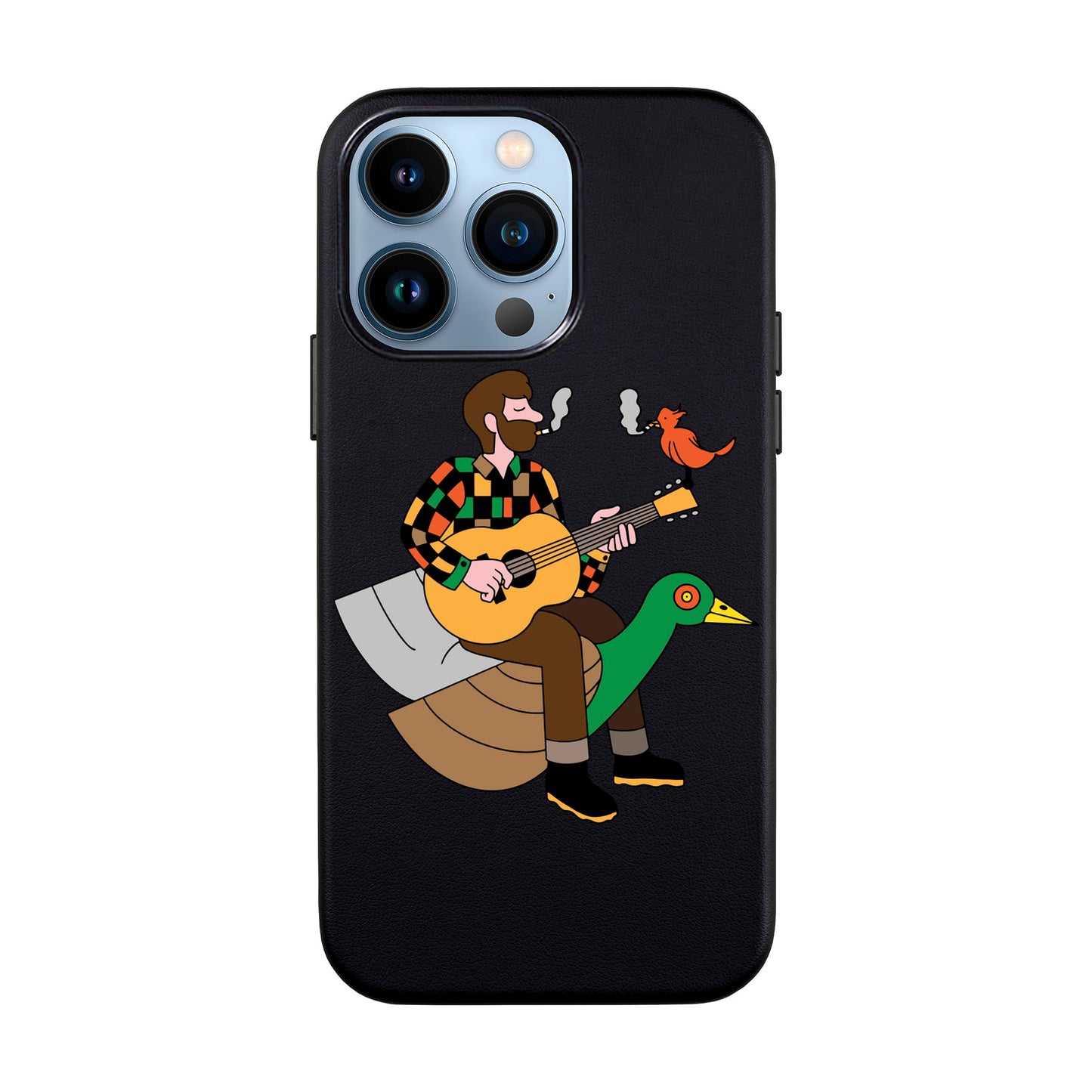 BIRDS OF A FEATHER-iPhone 13 Pro Max Leather Kılıf
