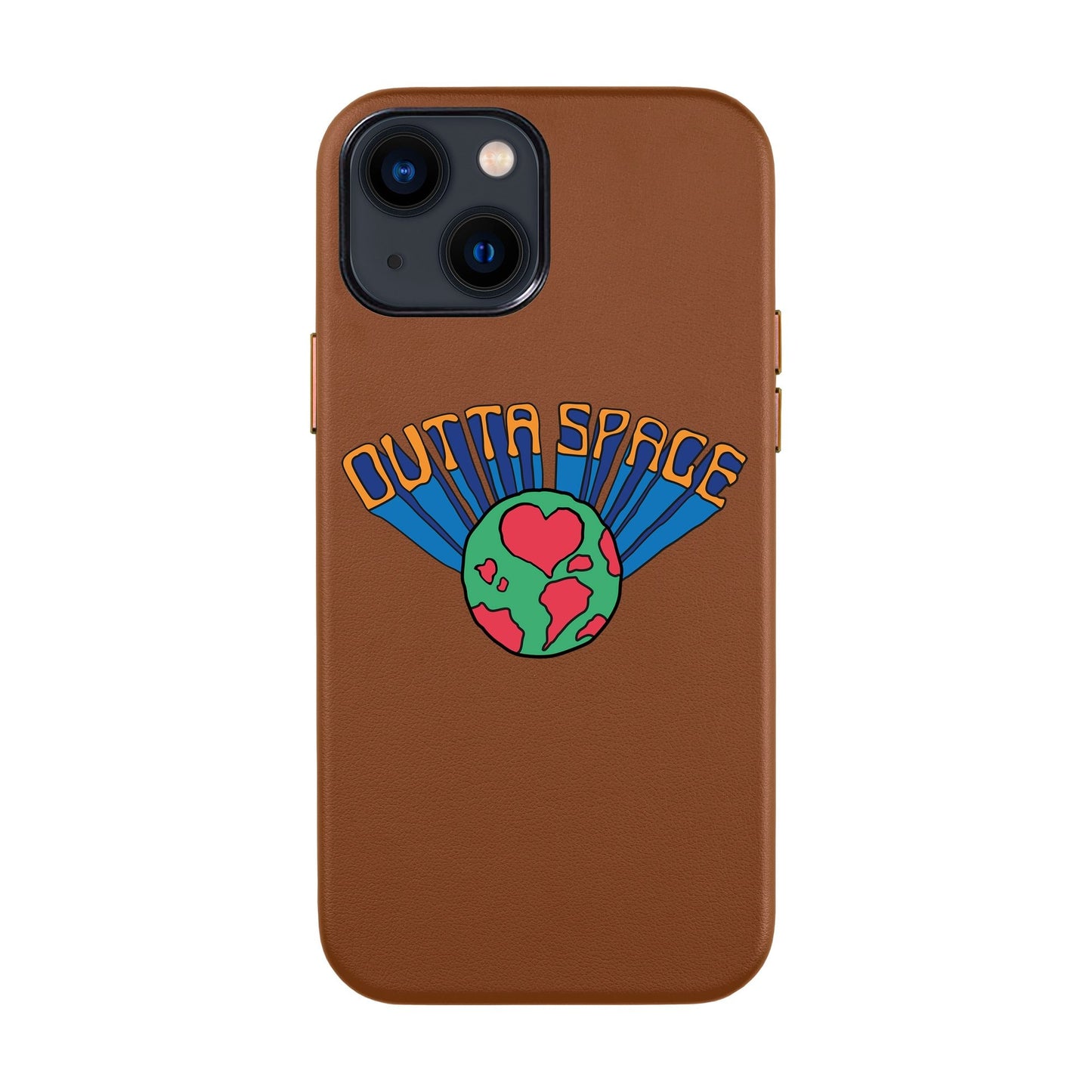 SPACE-iPhone 14 Leather Kılıf