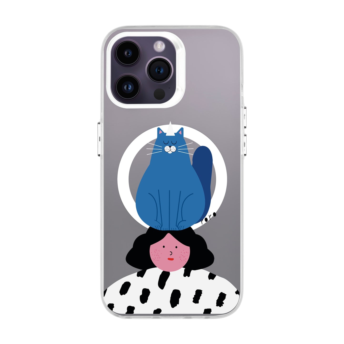 NAUGHTY CAT-iPhone 14 Pro Max Hold Kılıf MagSafe Özellikli